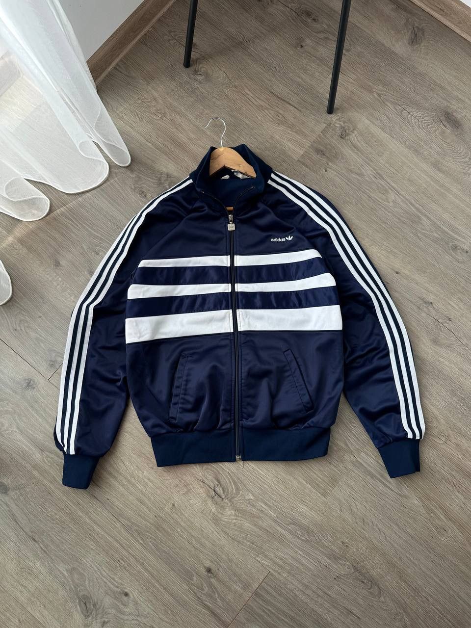 Adidas Vintage Adidas Md In Canada 90’s Sportswear Blue Zip Hoodie Size US M / EU 48-50 / 2 - 1 Thumbnail