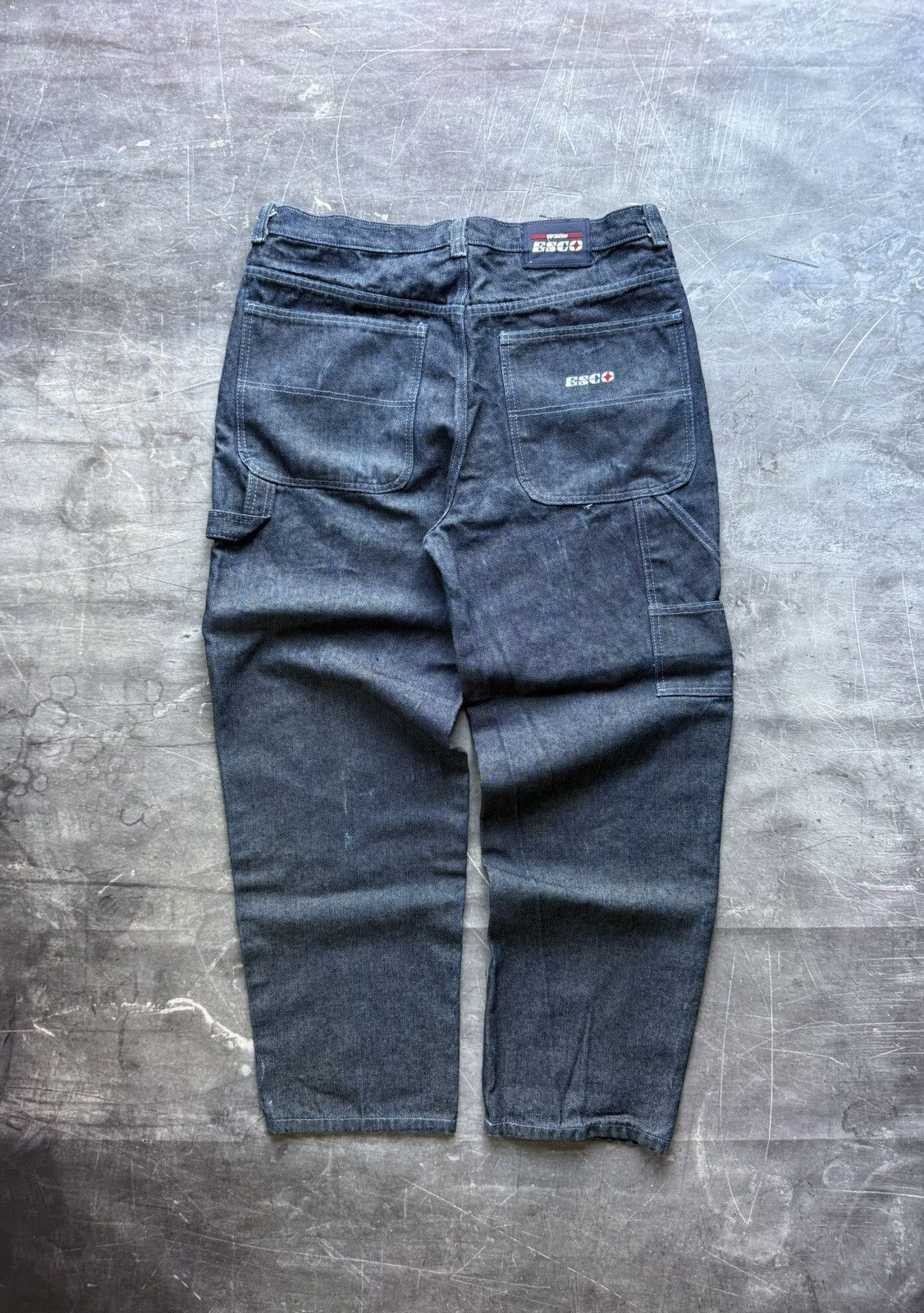 Vintage Vintage Y2K Willie Esco Carpenter Denim Jeans (40X32) Size US 40 / EU 56 - 2 Thumbnail