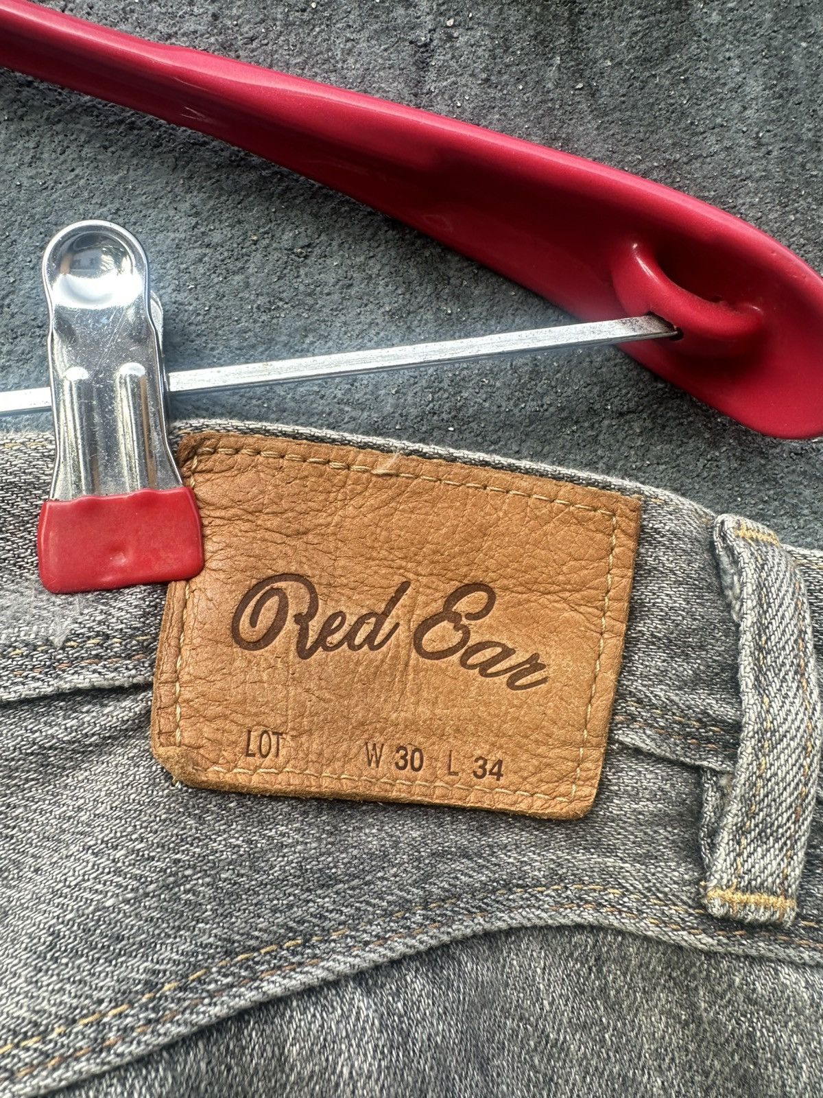 Paul Smith Red Ear 👹Vintage THRASHED Paul Smith X Red Ear Baggy Jeans Size US 32 / EU 48 - 12 Thumbnail