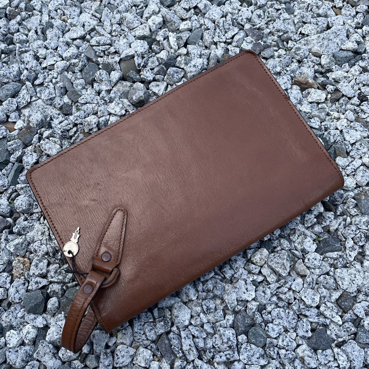 Vintage Vintage Full Leather Clutch Size ONE SIZE - 3 Thumbnail