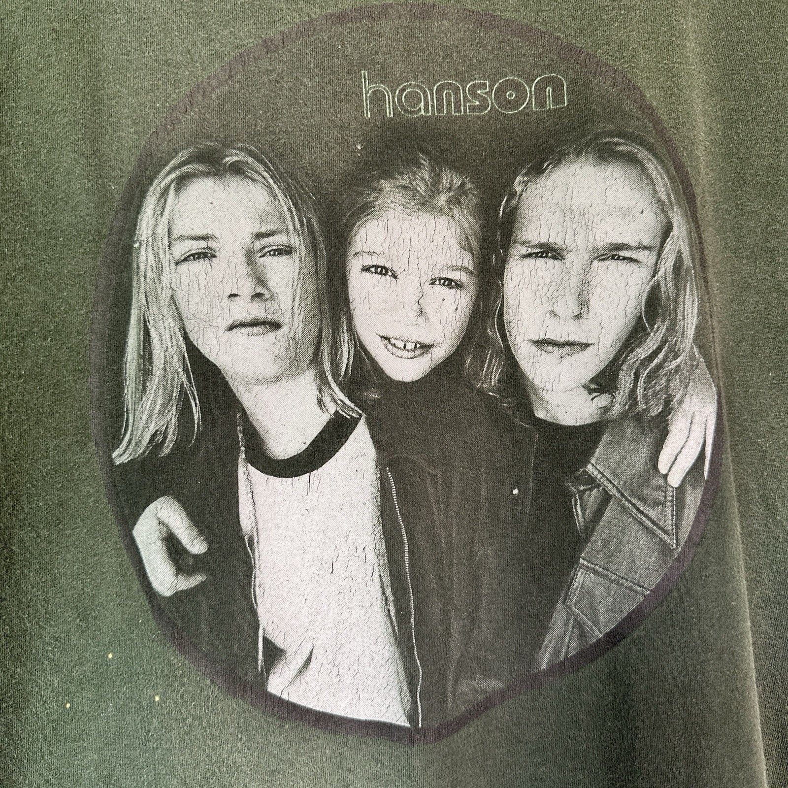 Vintage Vintage 90s Hanson Tee Shirt Medium Boy Band Size M / US 6-8 / IT 42-44 - 2 Thumbnail