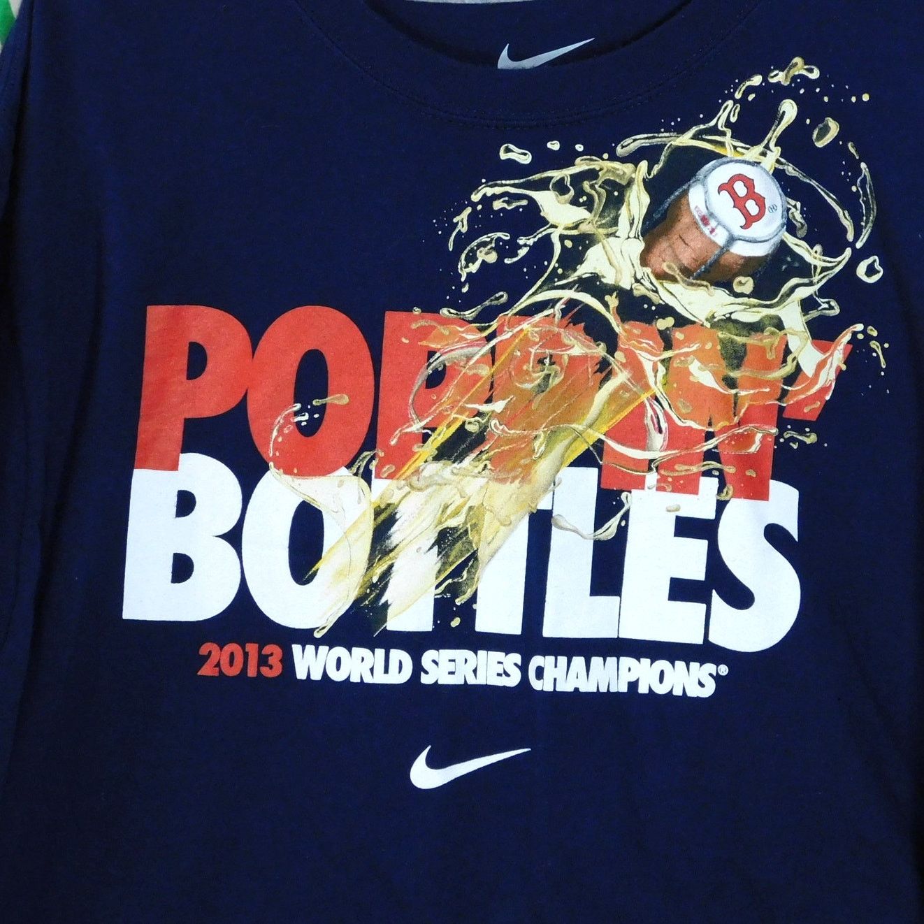 Nike Nike Boston Red Sox 2013 World Series Poppin Bottles Tee XL Size US XL / EU 56 / 4 - 3 Thumbnail