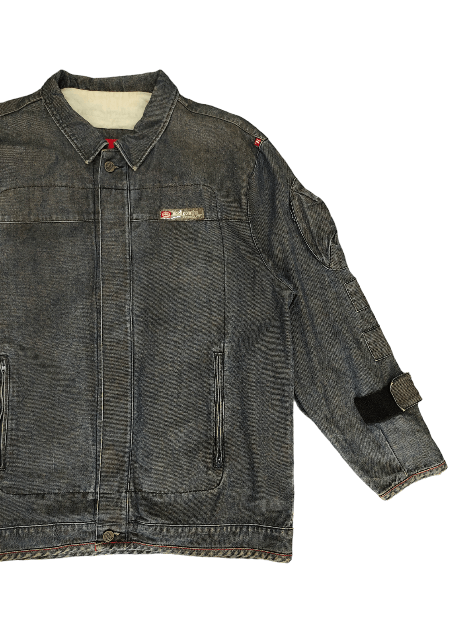 Ecko Unltd. Vintage Y2k Ecko Unltd Denim Jacket Size US XL / EU 56 / 4 - 4 Thumbnail