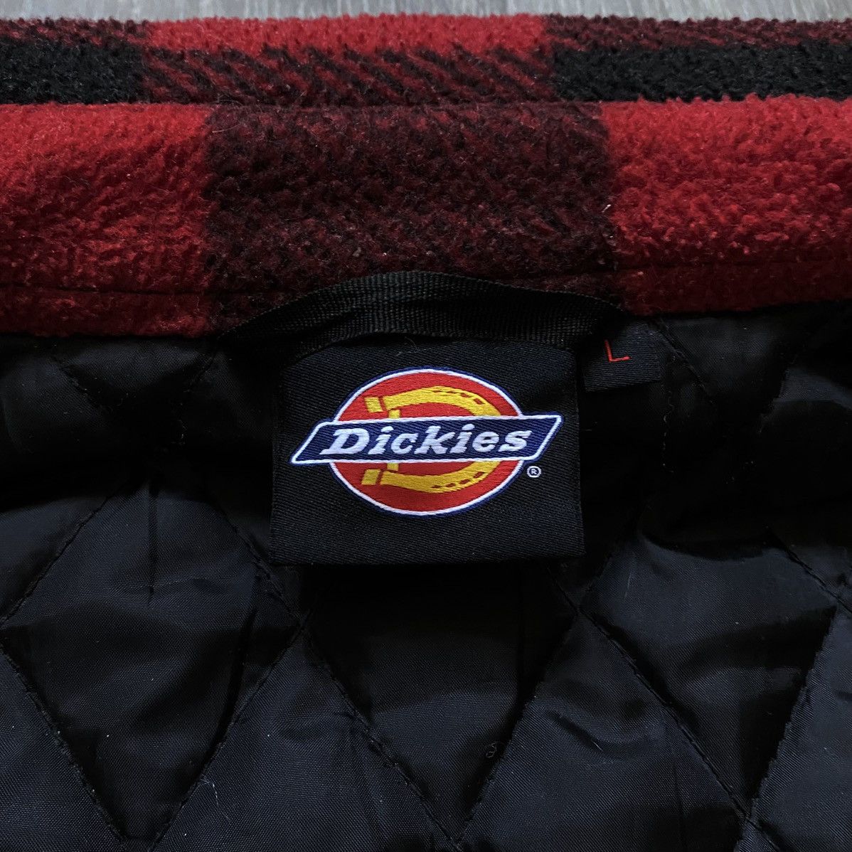 Dickies Insulated Plaid Checkered Fleece Overshirt Jacket Streetwear Size US L / EU 52-54 / 3 - 20 Thumbnail