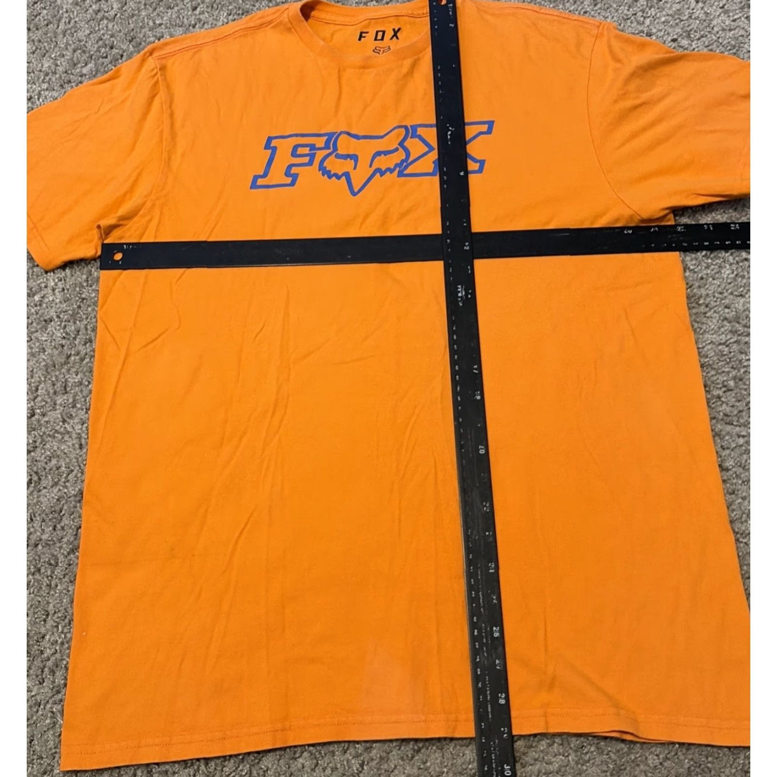 Fox Racing Fox Racing Motors Orange Cyber Y2K T-Shirt L Mens Orange Casual Size US L / EU 52-54 / 3 - 5 Thumbnail