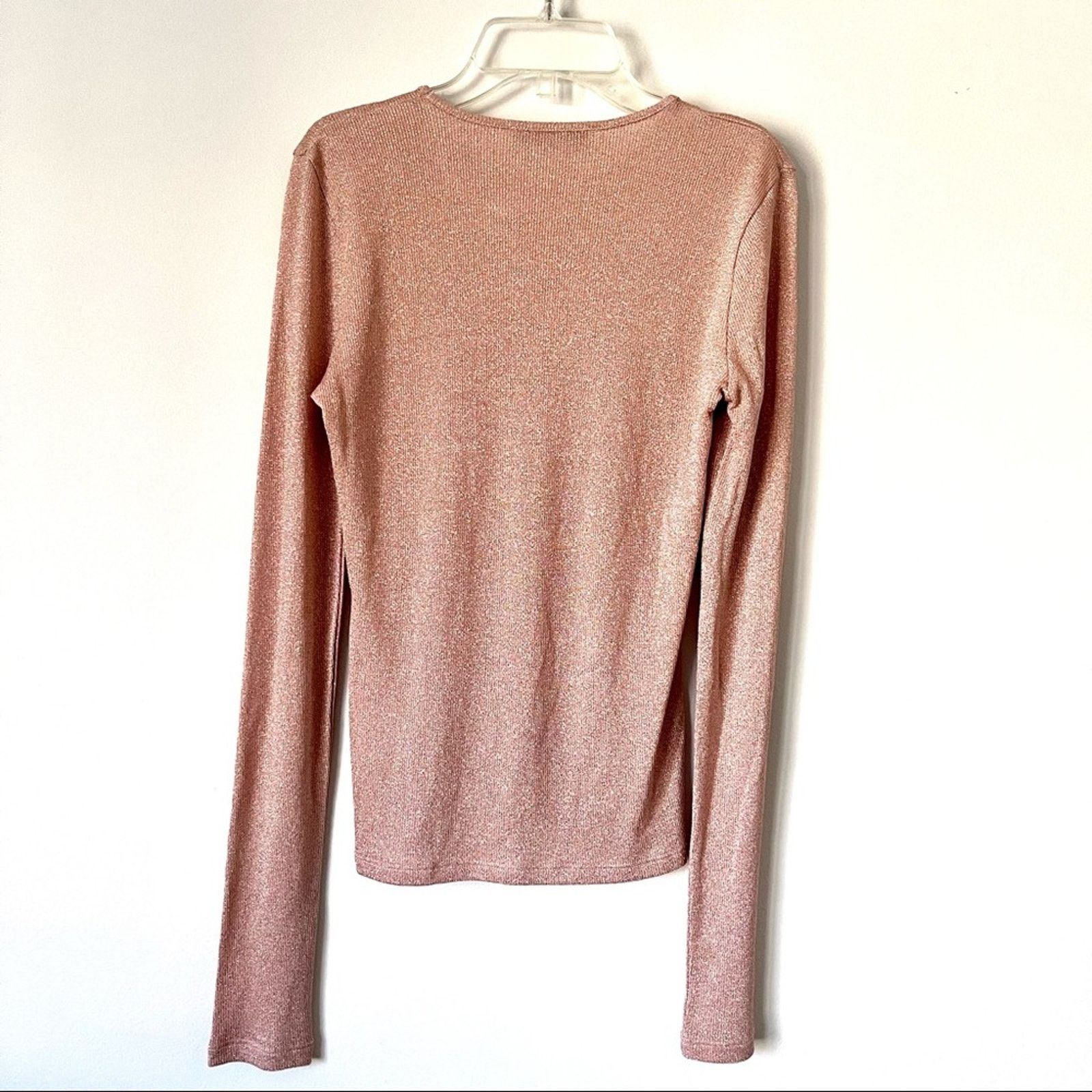 DOROTHEE SCHUMACHER Dorothee Schumacher ribbed gold thread pullover top Size XS / US 0-2 / IT 36-38 - 4 Thumbnail