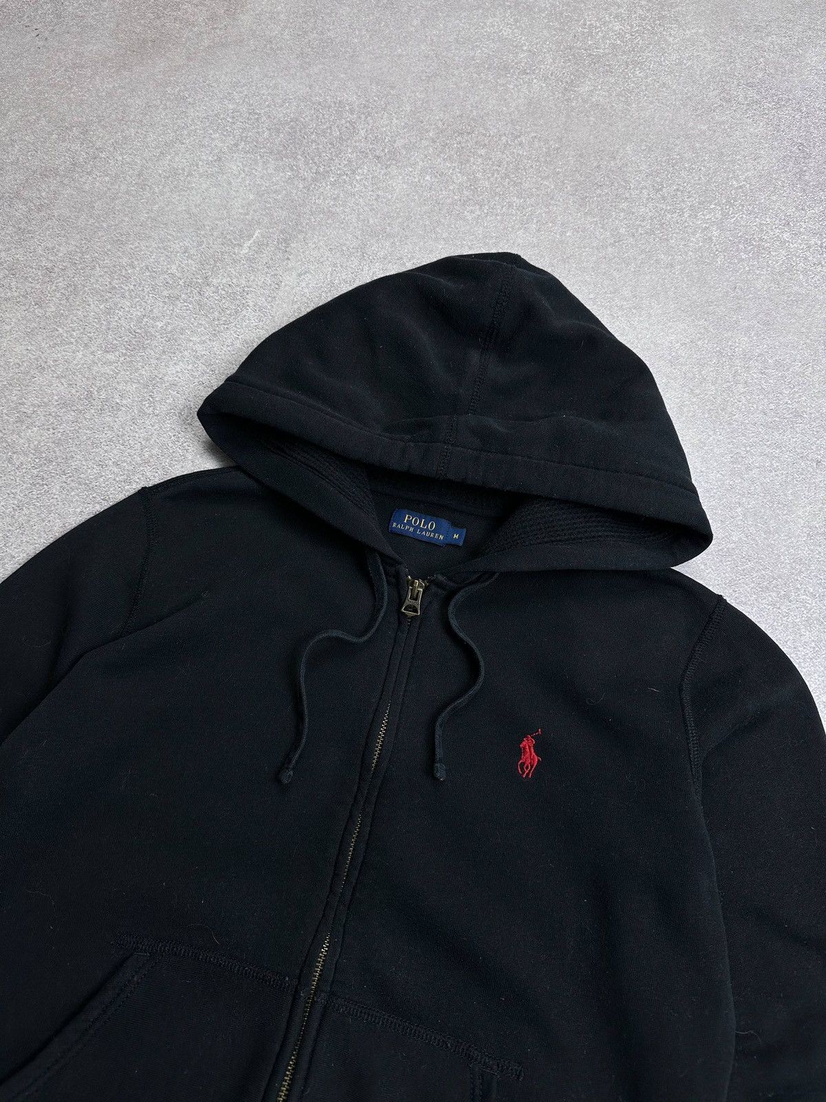 Polo Ralph Lauren Vintage Polo Ralph Lauren Zip Hoodie Rare L Size US L / EU 52-54 / 3 - 3 Thumbnail