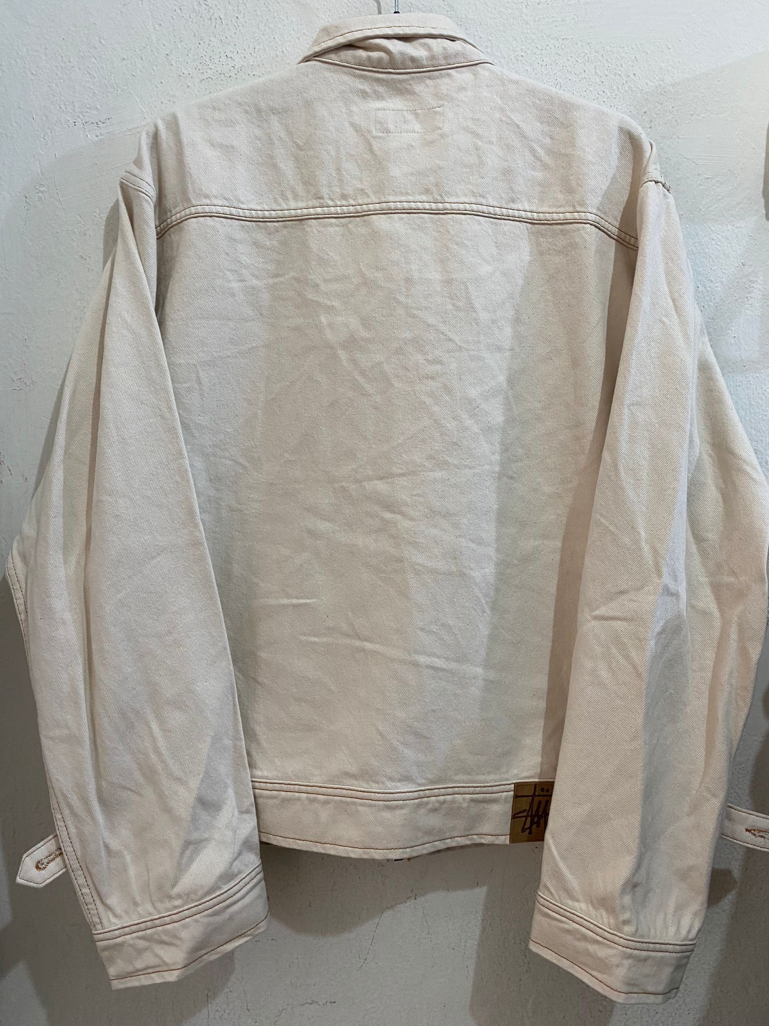 Stussy ZIP WORK JACKET DENIM Size US XL / EU 56 / 4 - 10 Thumbnail