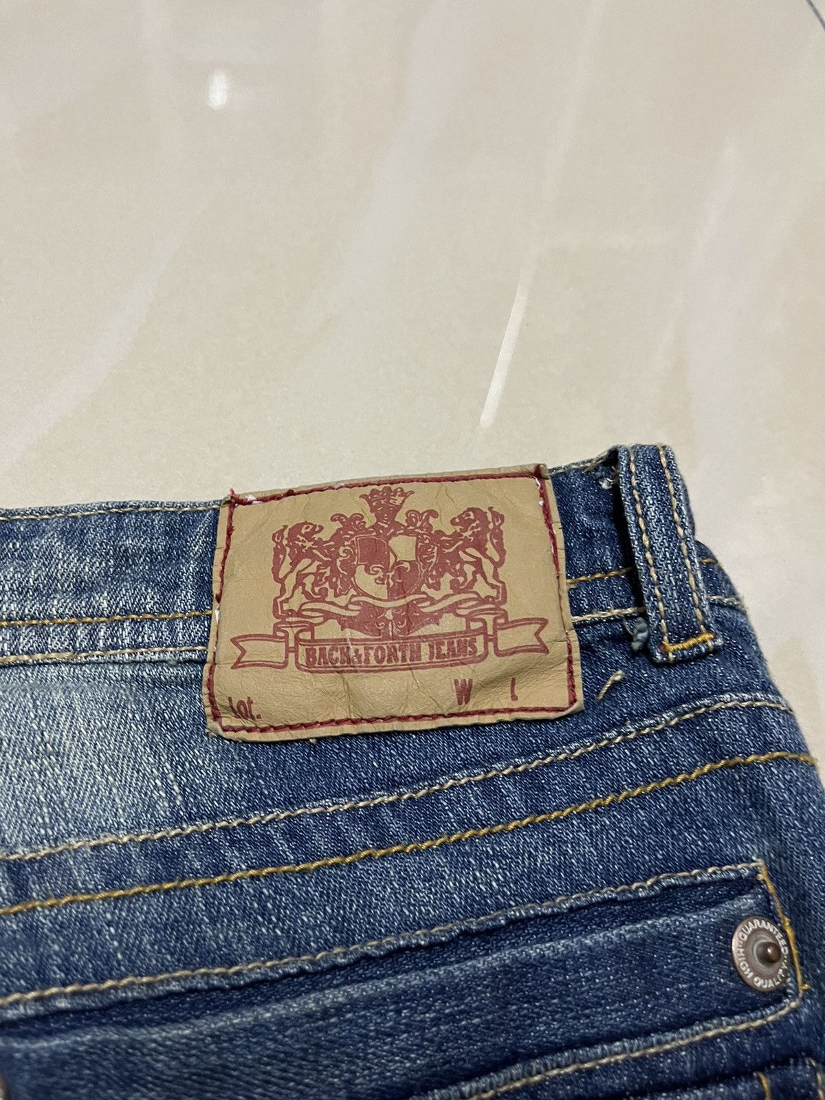 If Six Was Nine Flare Jeans Back & Forth low rise faded distressed F1 Size US 29 - 7 Thumbnail