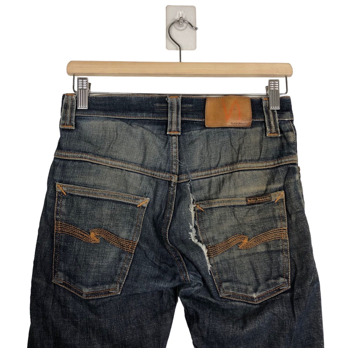 Nudie Jeans 🔥RARE PUNK STYLE DISTRESSED DENIM JEANS NUDIE JEANS Size US 26 / EU 42 - 8 Thumbnail