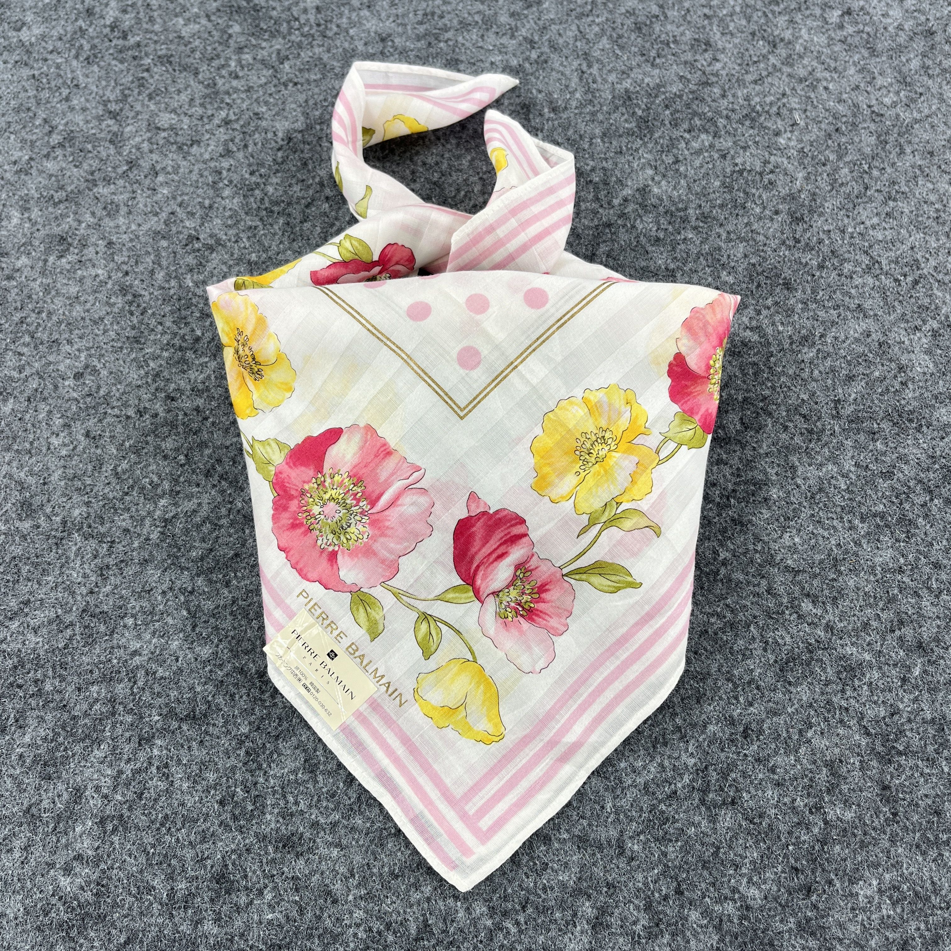 Pierre Balmain Pierre Balmain Handkerchief / Bandana / Neckerchief B480 Size ONE SIZE - 3 Thumbnail