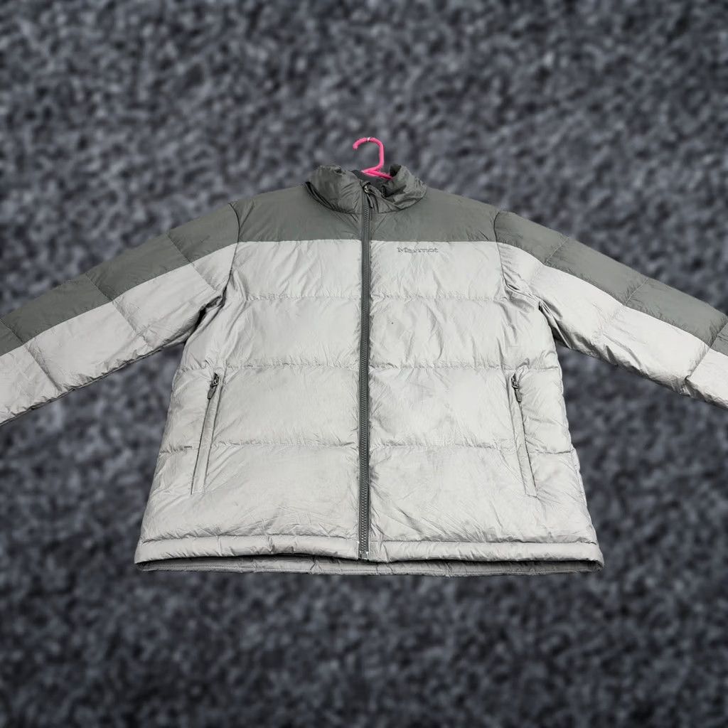 Marmot Marmot Puffer Jacket Mens M Grey 700 Fill Down Polyester Gorpcore Size US M / EU 48-50 / 2 - 1 Thumbnail