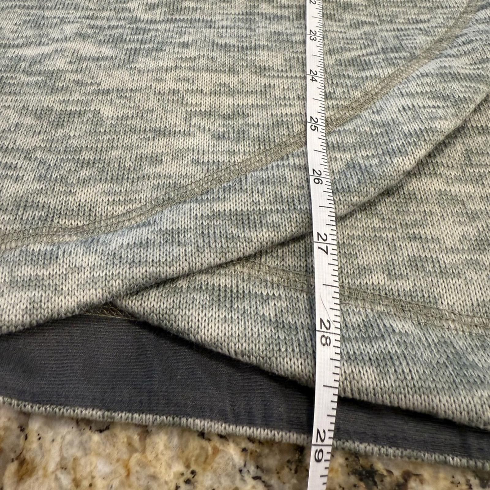 Lands' End Land’s End turtleneck fleece lined gray sweatshirt SZ M Size M / US 6-8 / IT 42-44 - 11 Thumbnail