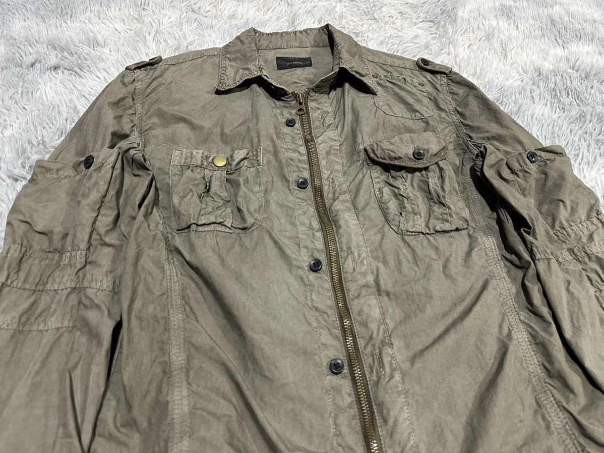 Issey Miyake 🔥Y2K Tete Homme Zipper Shirt Wrinkled Jacket Gimmick Pocket Size US M / EU 48-50 / 2 - 1 Thumbnail