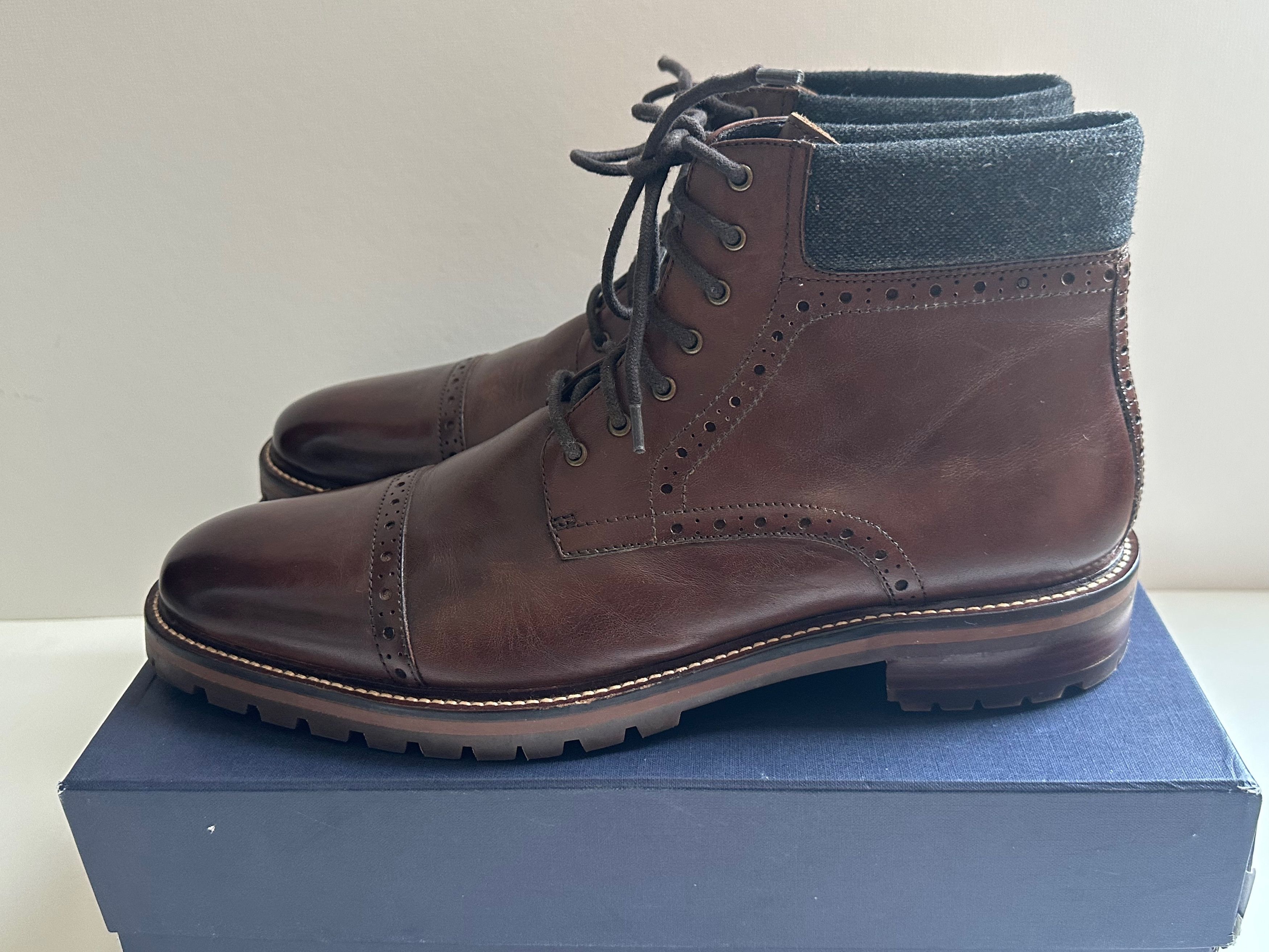 Warfield & Grand Warfield & Grand Potrero Cap-toe Boots - Chestnut - Size 14 Size US 14 / EU 47 - 4 Thumbnail