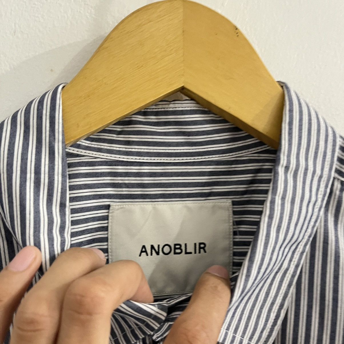Japanese Brand Anoblir - Striped Longsleeve Shirt Size US L / EU 52-54 / 3 - 4 Thumbnail