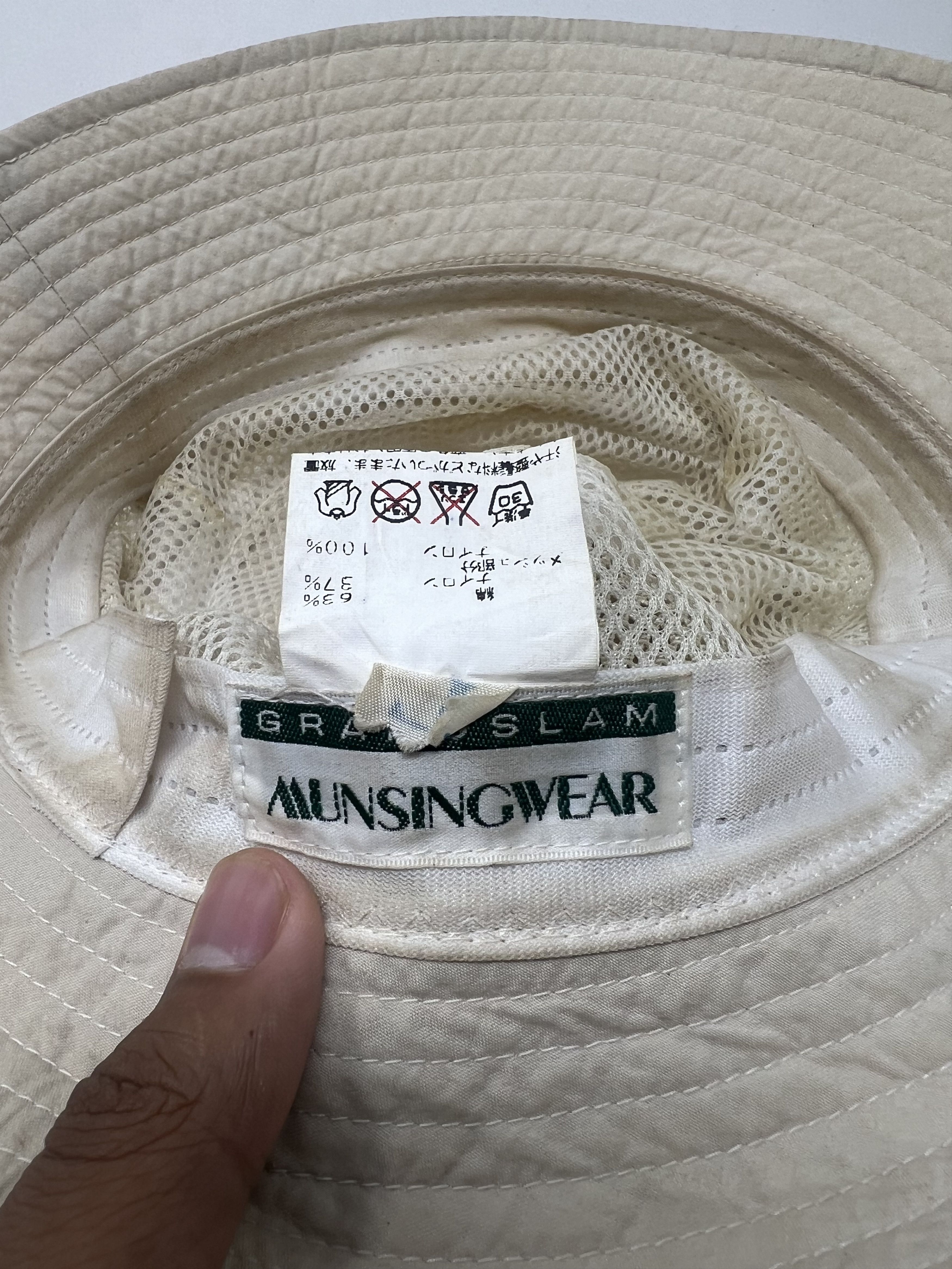 Japanese Brand Munsing Wear GrandSlam Bucket Hat Size ONE SIZE - 11 Thumbnail