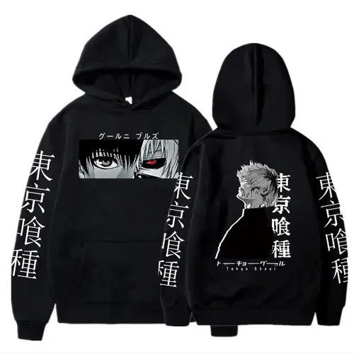 VIBE Anime Hoodies Ken Kaneki Graphic Size US M / EU 48-50 / 2 - 1 Thumbnail