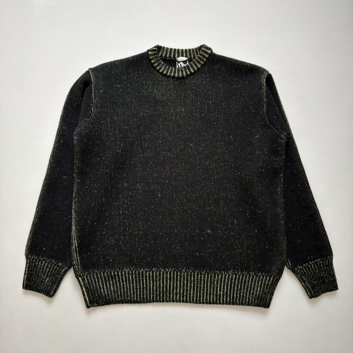 GR10K Black/Lime ‘Aimless Compact Knit’ Sweater Size US M / EU 48-50 / 2 - 16 Thumbnail