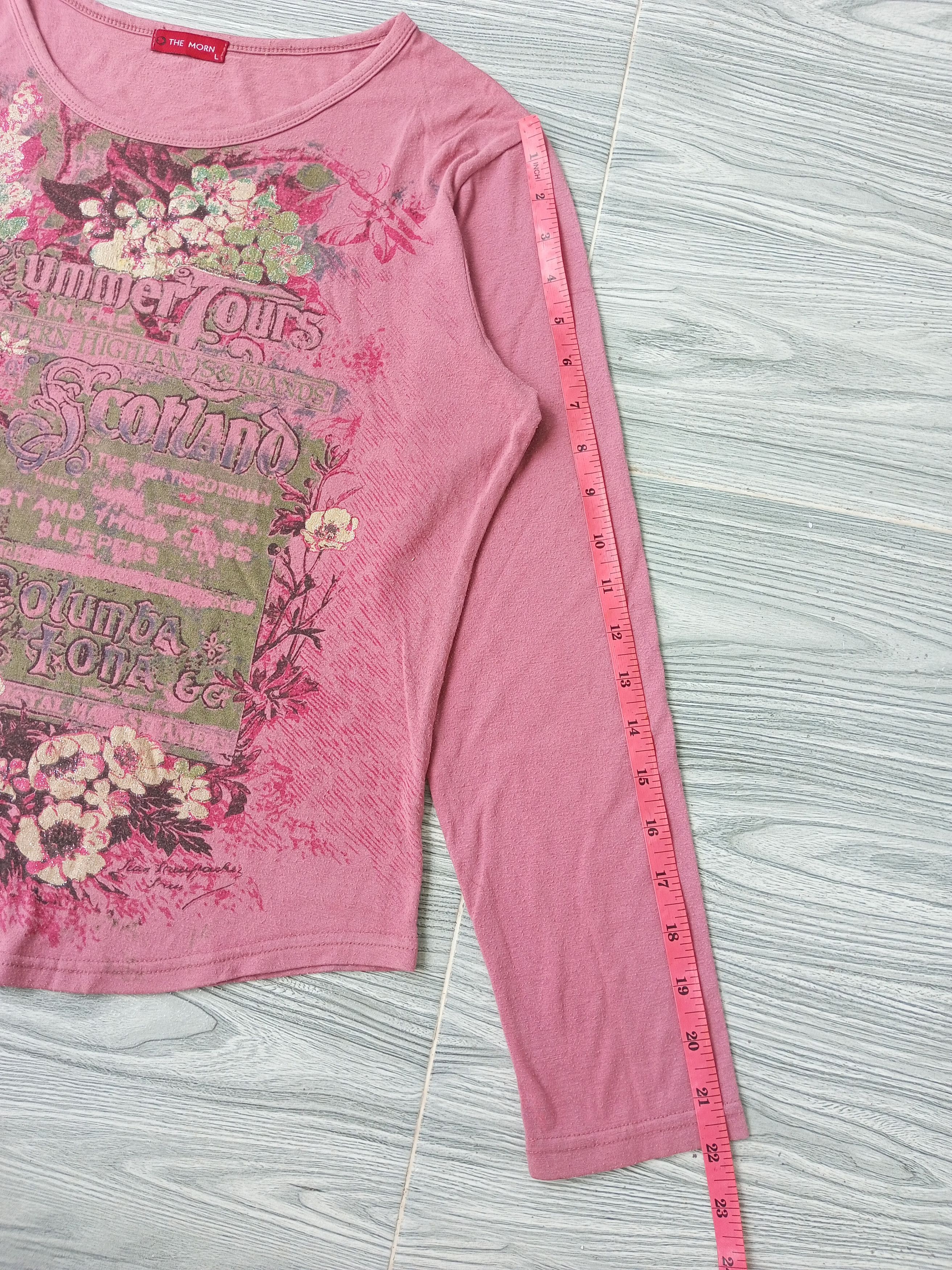 If Six Was Nine × Japanese Brand × Le Grande Bleu (L.G.B.) "No Wash Tag" Gothic Poem Long Sleeve Japanese T Shirt Size US L / EU 52-54 / 3 - 8 Thumbnail