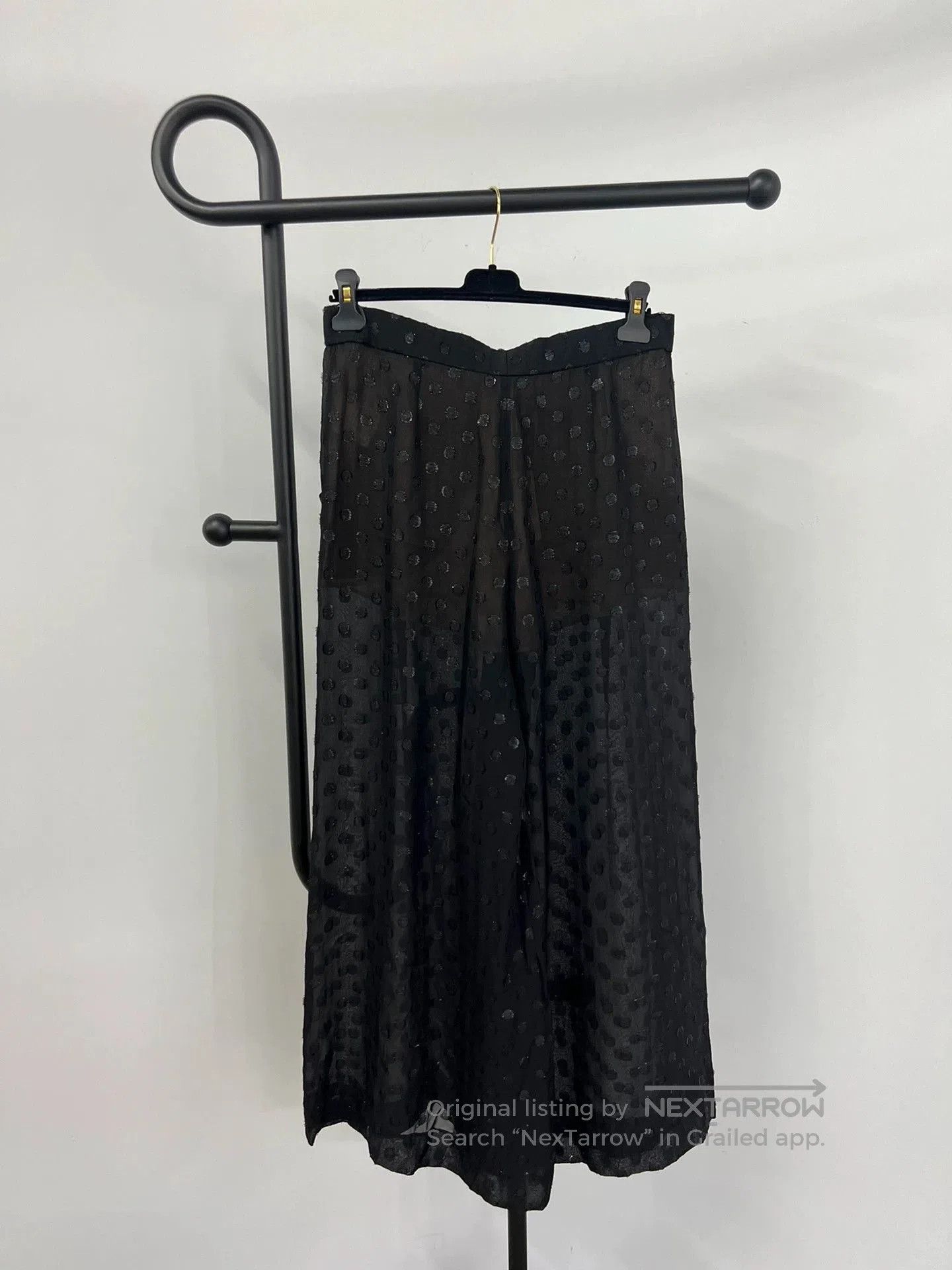 Chanel Chanel 23S Black Silk Wide. Size 28" / US 6 / IT 42 - 2 Thumbnail
