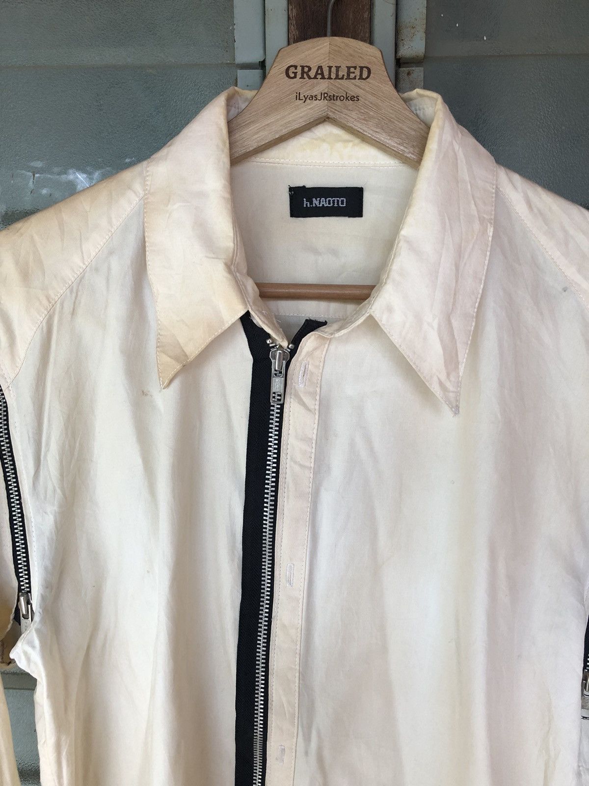 Japanese Brand Vintage h.NAOT Japanese Punk Light Jacket Size US M / EU 48-50 / 2 - 2 Thumbnail