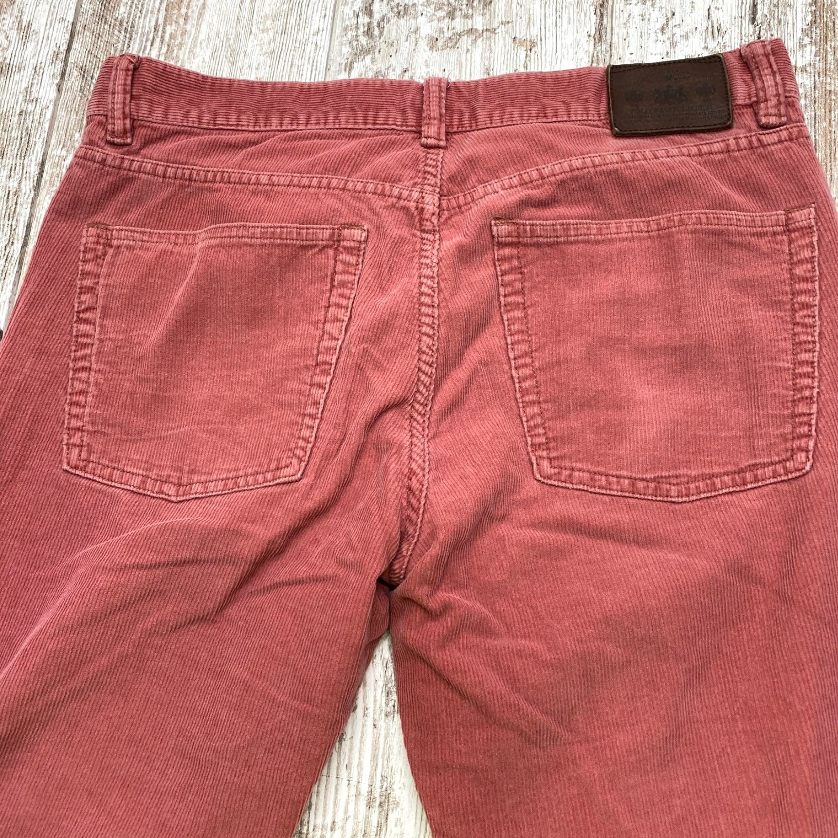 Polo Ralph Lauren Polo Ralph Lauren Corduroy Pants Men's 33x32 Pink Salmon Red 7241 Pants Regular 33 Pink Size US XS / EU 42 / 0 - 7 Thumbnail