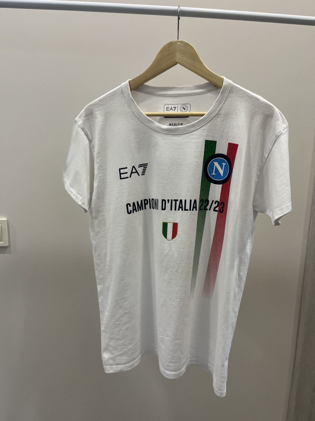 Emporio Armani Napoli #3 campioni italia 22/23 Size US M / EU 48-50 / 2 - 1 Thumbnail