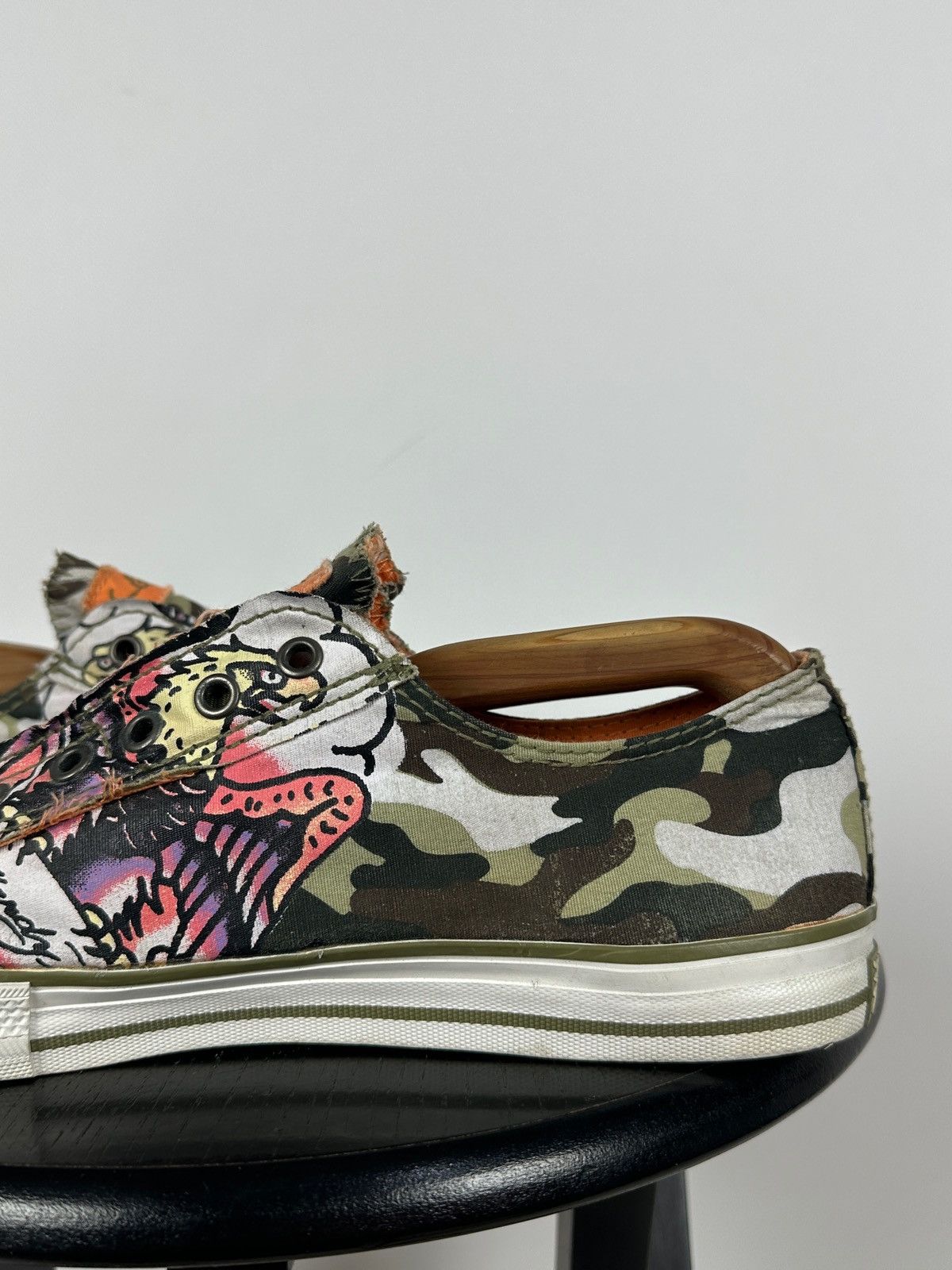 Ed Hardy Vintage Ed Hardy Y2K Camo Tattoo Graphic Slip On Sneakers Size US 11 / EU 44 - 21 Thumbnail