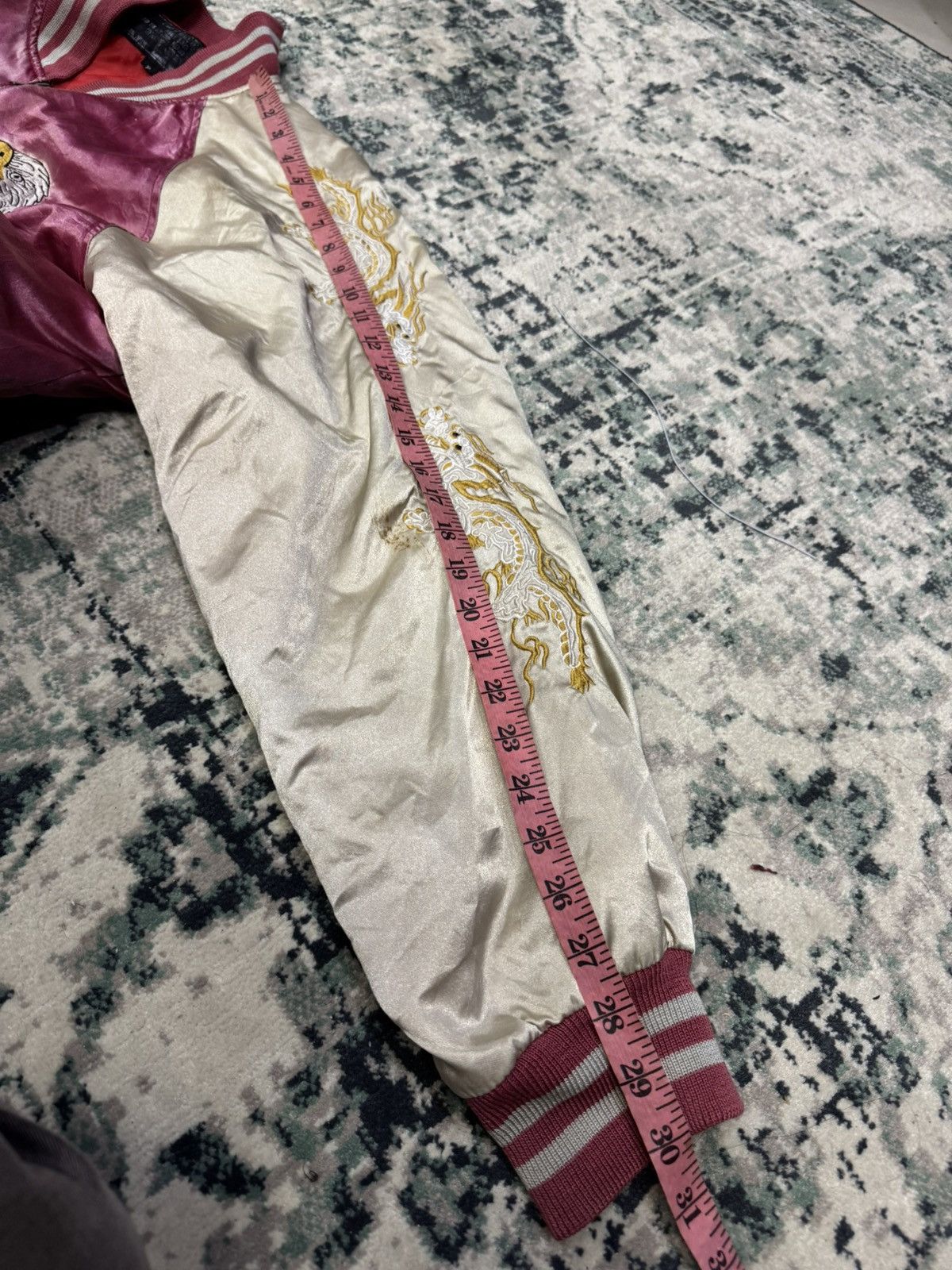 Japanese Brand VINTAGE JUNGLE STORM SUKAJAN DRAGON JACKET 3G0012 Size US L / EU 52-54 / 3 - 5 Thumbnail
