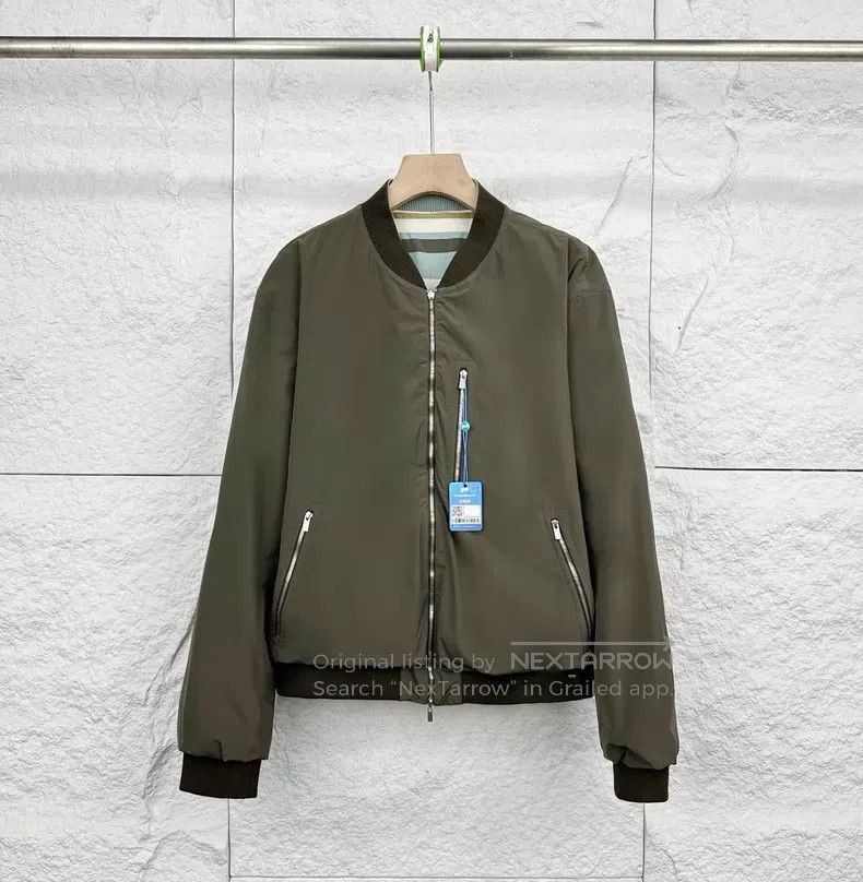 Hermes Hermes Green Double-faced Jacket Size US L / EU 52-54 / 3 - 1 Thumbnail