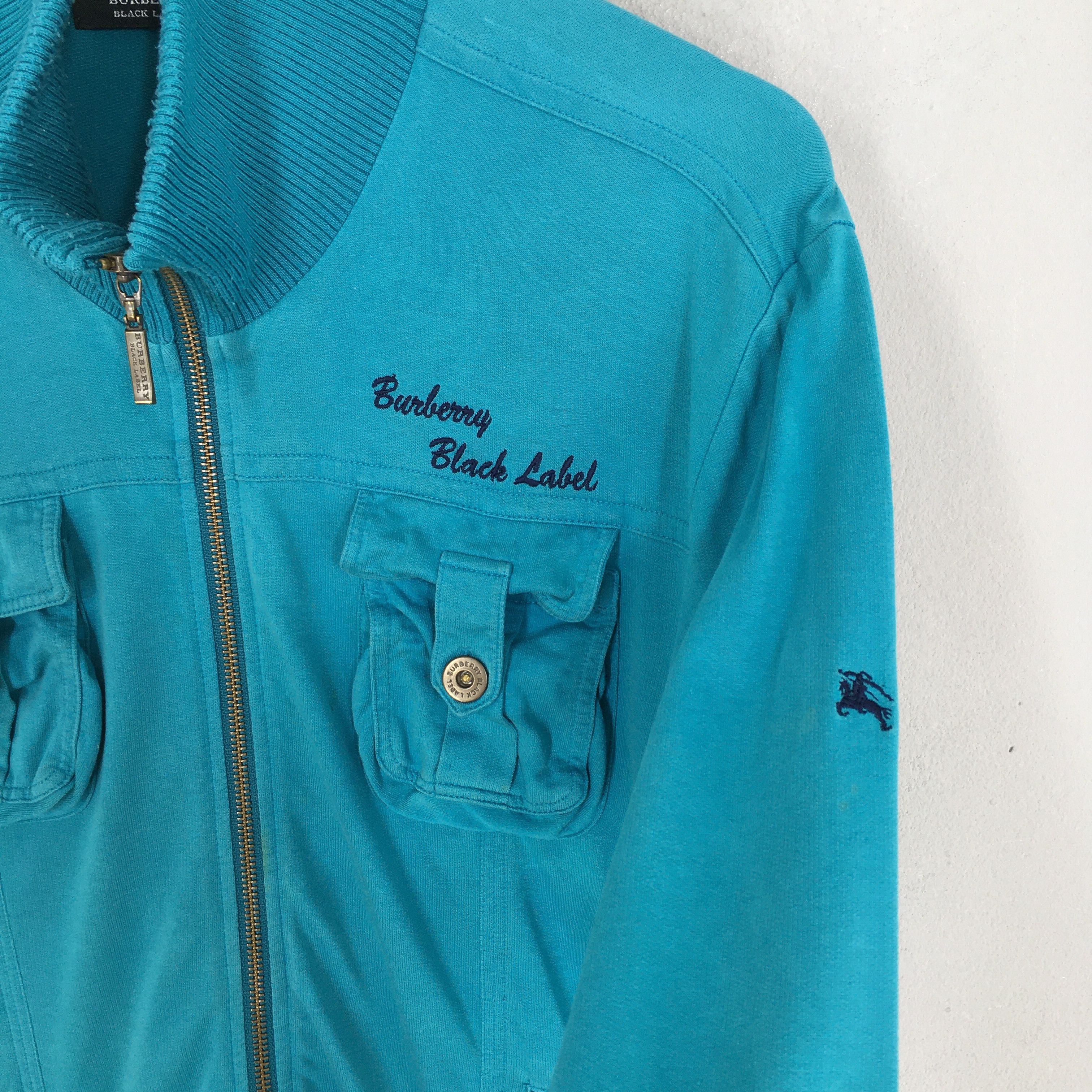 Burberry × Burberry Prorsum × Vintage Vintage Burberrys Women Zipper Sweater Medium Size M / US 6-8 / IT 42-44 - 5 Thumbnail