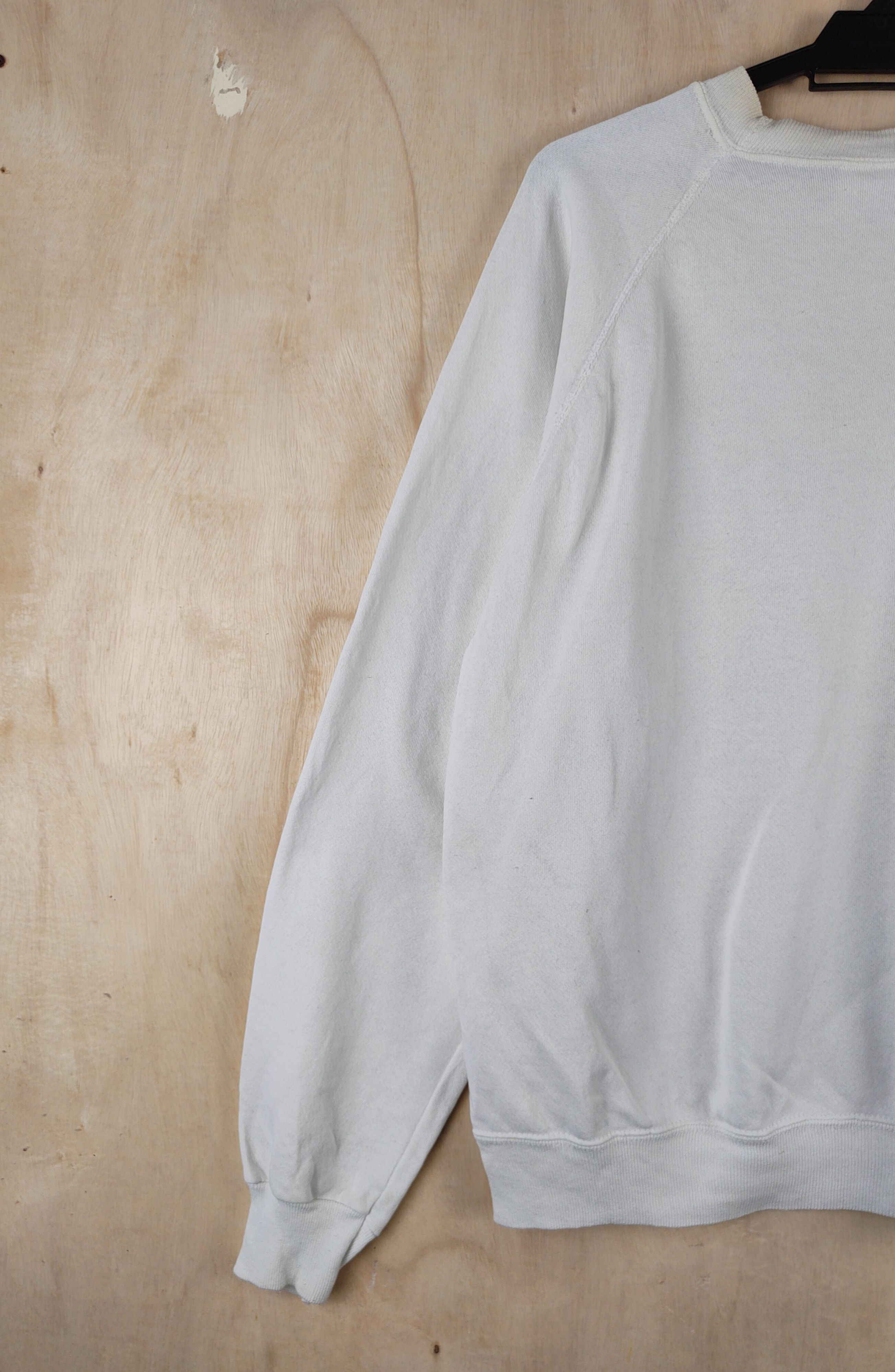Vintage Hanes vintage White Sweatshirts #S2464 Size US XL / EU 56 / 4 - 10 Thumbnail