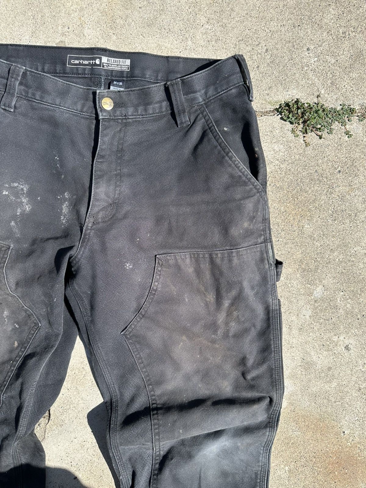 COTTON crewneck sweater EU 52 US 44 stains