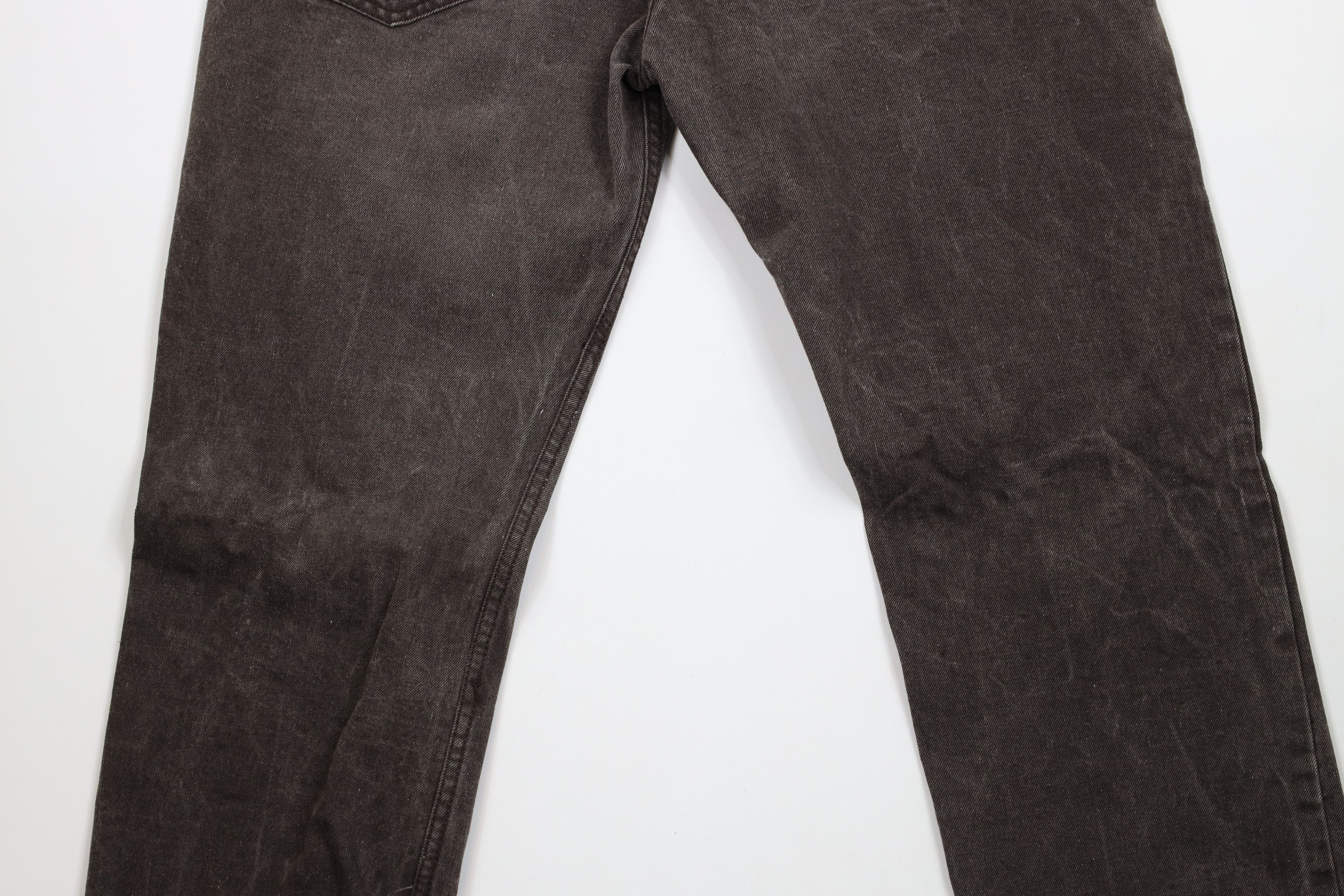 Vintage Vintage 90s Y2K Streetwear Fit Wide Leg Denim Jeans Brown Size US 34 / EU 50 - 10 Thumbnail