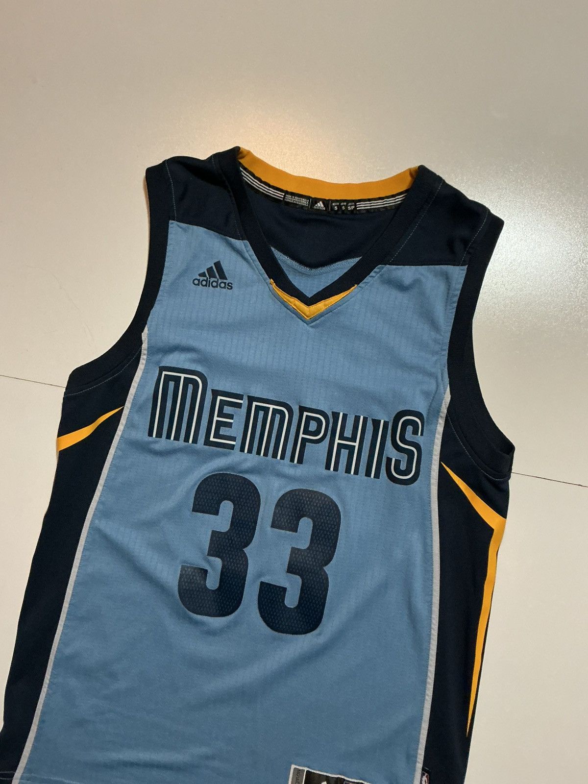 Adidas Adidas Memphis Grizzlies Marc Gasol Basketball Jersey Size US S / EU 44-46 / 1 - 3 Thumbnail