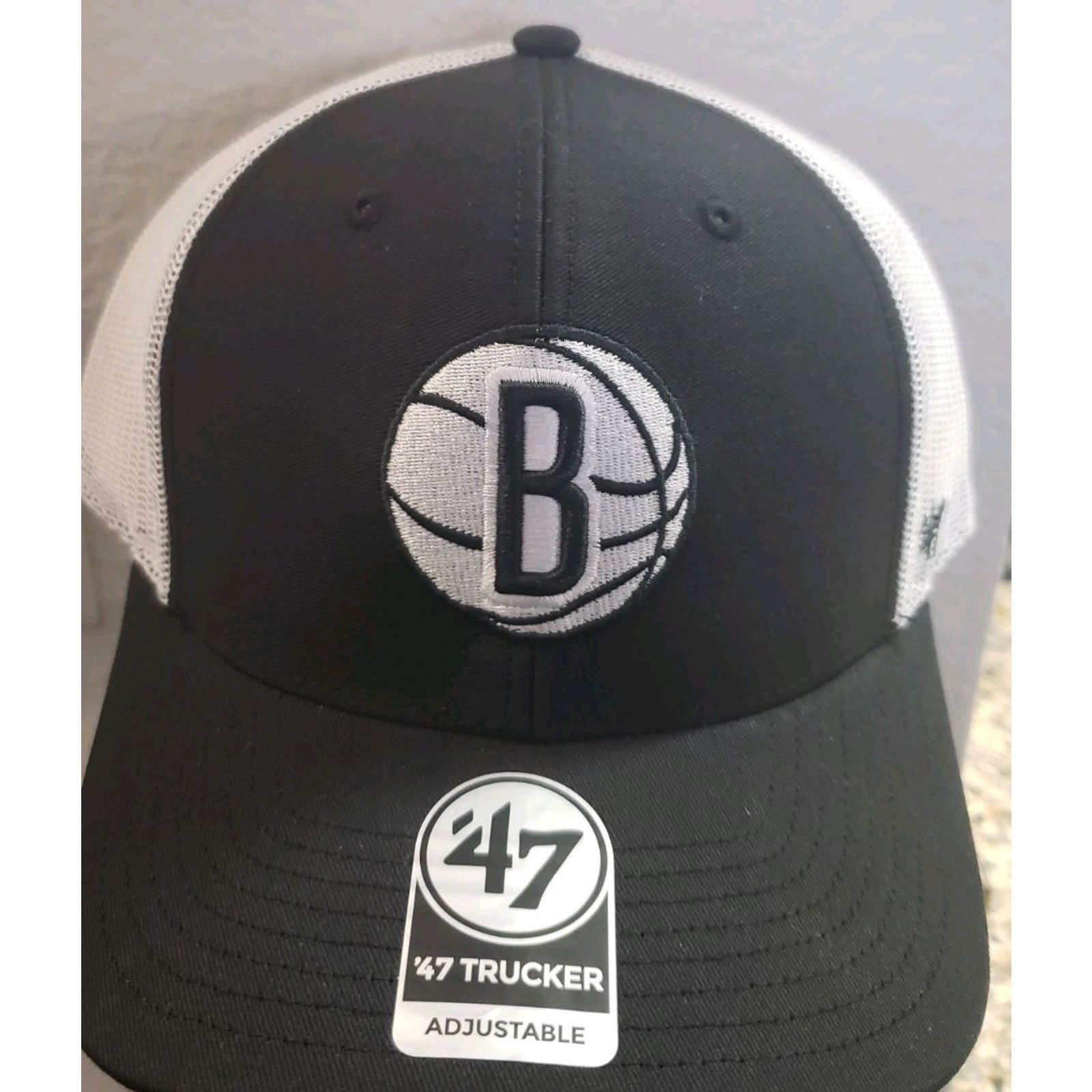 47 Brooklyn Nets Hat Cap 47 Trucker Mesh Snapback Snap 47 Brand Size ONE SIZE - 1 Thumbnail