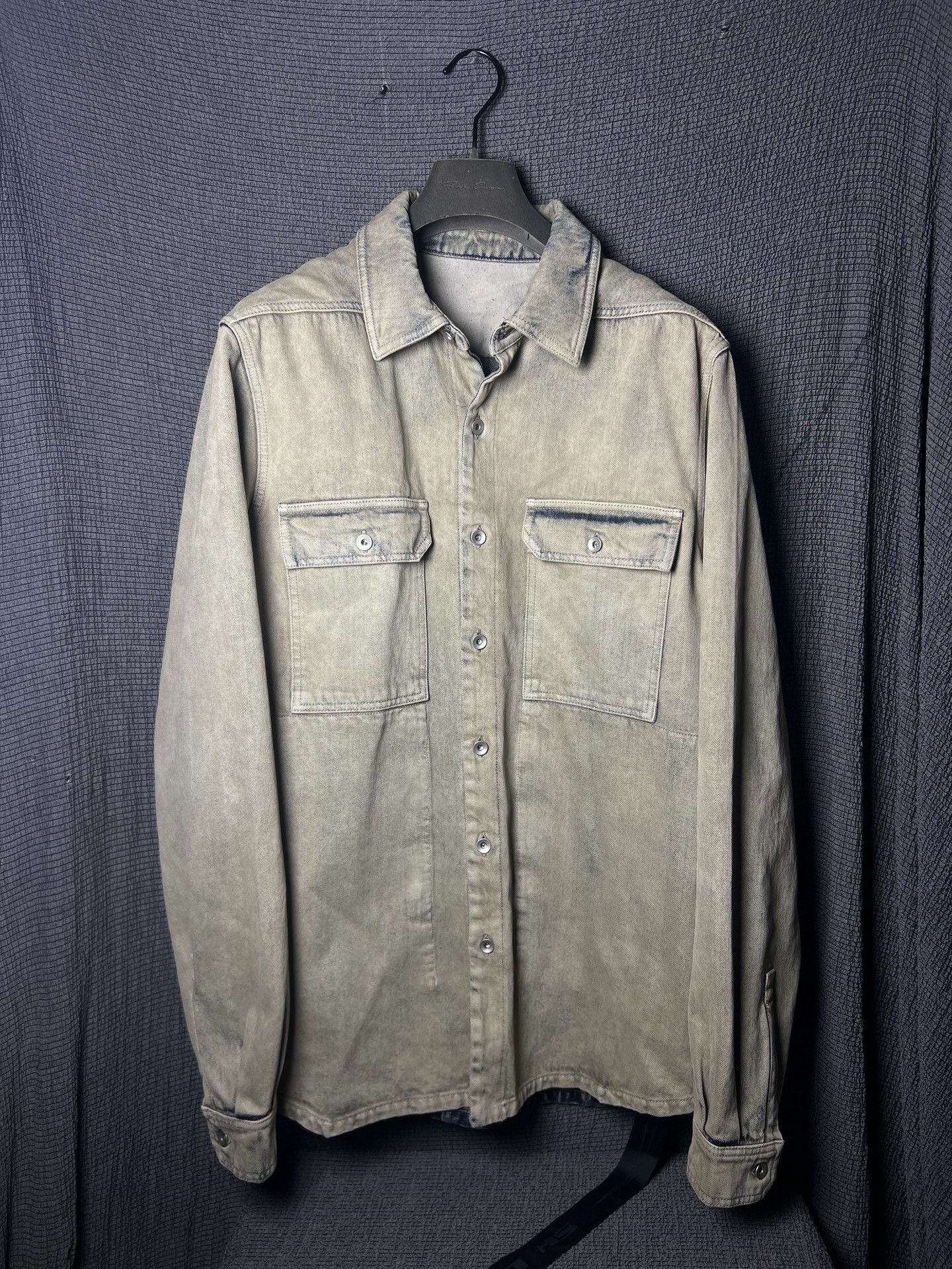 Rick Owens Rick Owens 22FW Denim Shirt Jacket Size US M / EU 48-50 / 2 - 1 Thumbnail