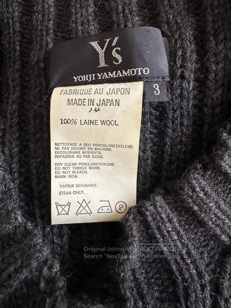 Yohji Yamamoto Yohji Yamamoto size 3 Black pullover with large oval sleeve Size L / US 10 / IT 46 - 5 Thumbnail