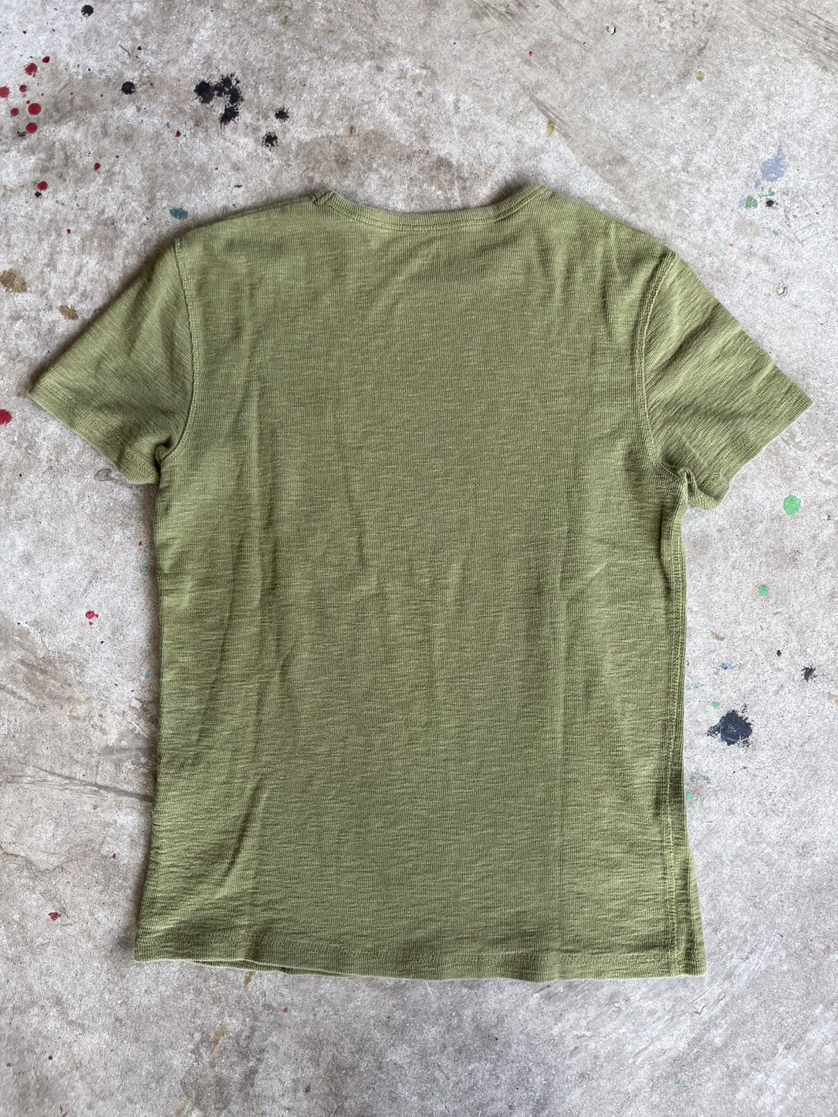 Allsaints Allsaints Green Knit Tee Embroidered Logo Size US S / EU 44-46 / 1 - 4 Thumbnail
