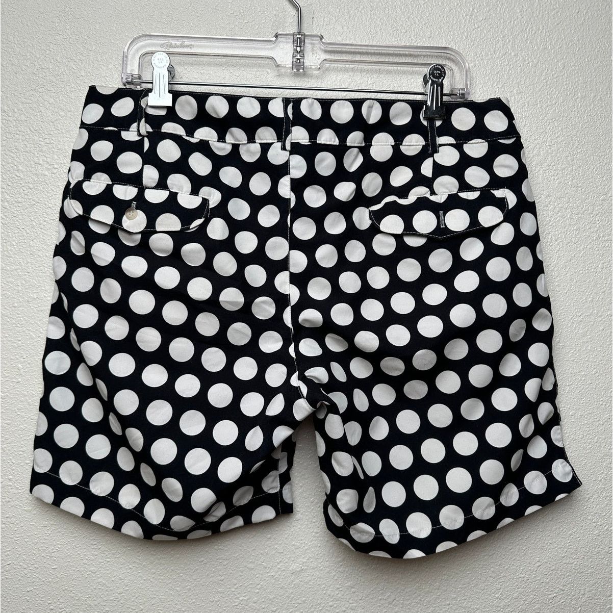 Other Argyle Grant Polka Dot Swim Shorts Black White Men US 34 Size US 34 / EU 50 - 2 Thumbnail