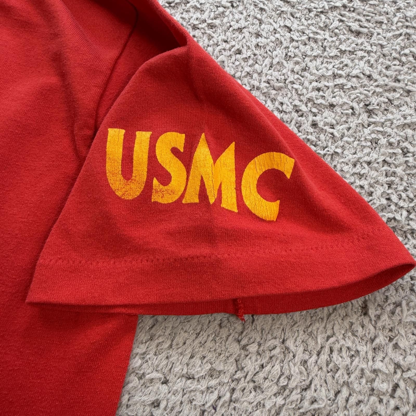 Velva Sheen Vintage 1985 Marine Corps Marathon T Shirt Velva Sheen USMC Size US L / EU 52-54 / 3 - 5 Thumbnail