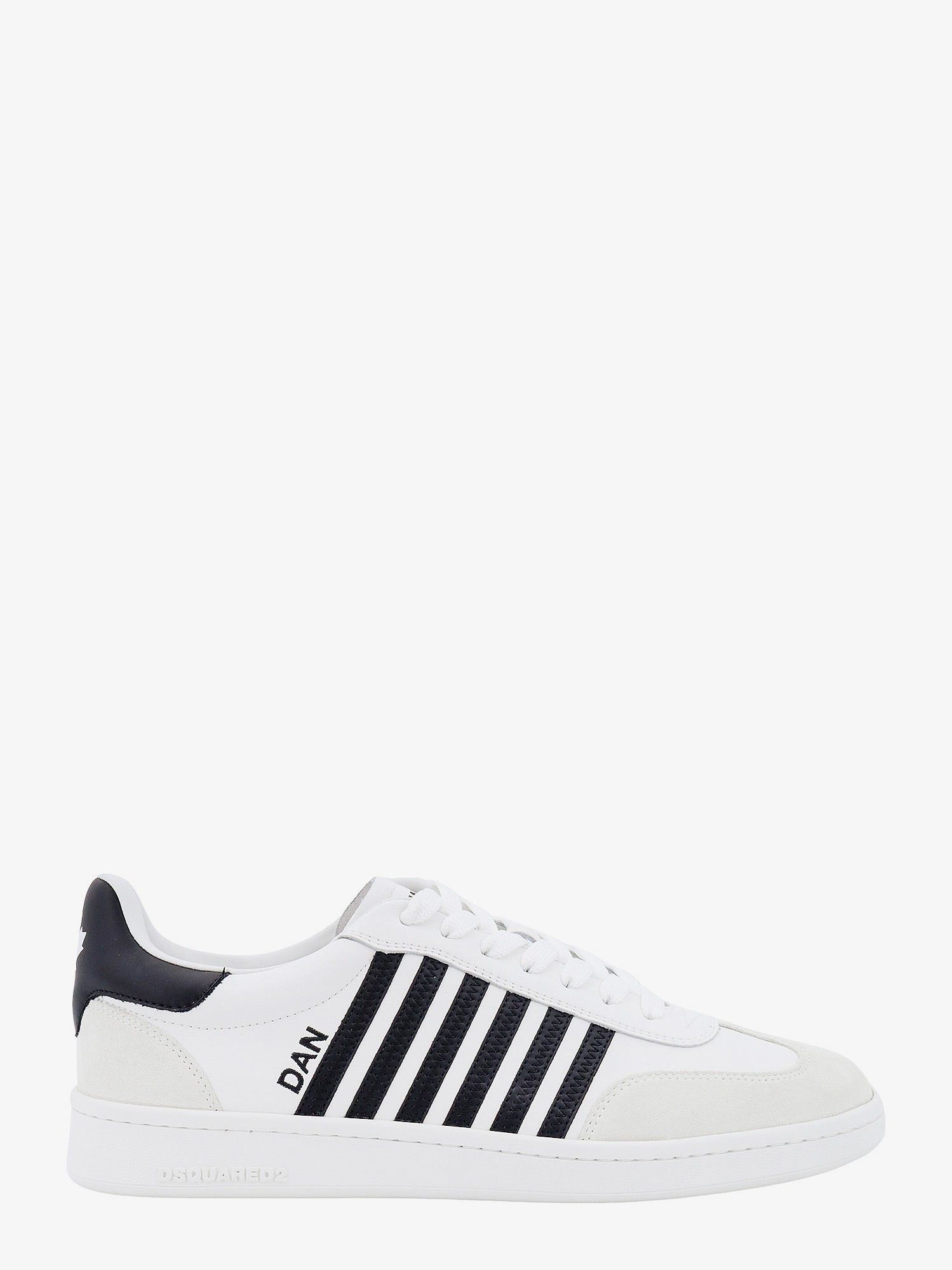 image of Dsquared2 Boxer Man White Sneakers, Men's (Size 8)