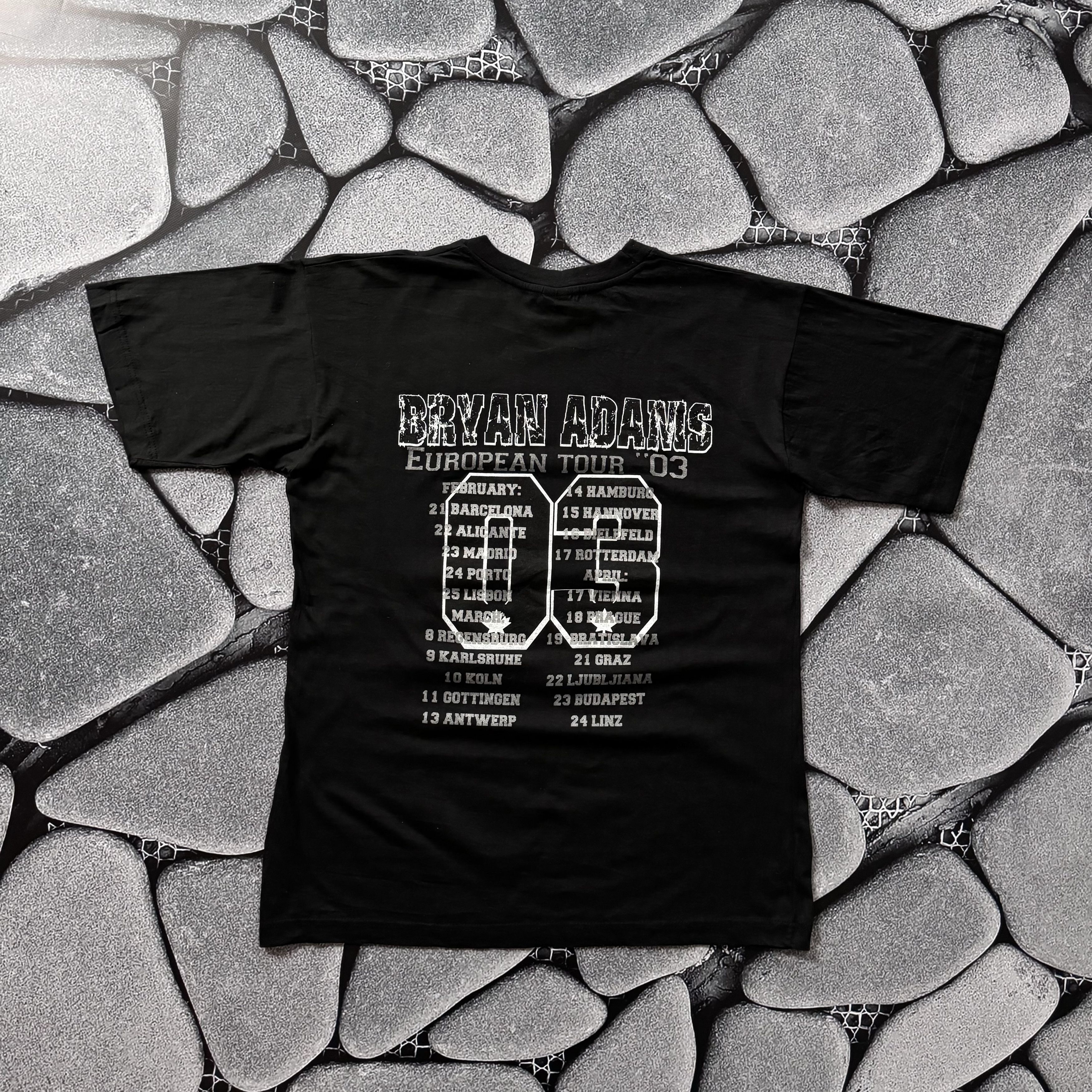 Band Tees × Vintage VINTAGE BRYAN ADAMS 2003 EU TOUR BAND T SHIRT Size US L / EU 52-54 / 3 - 2 Thumbnail