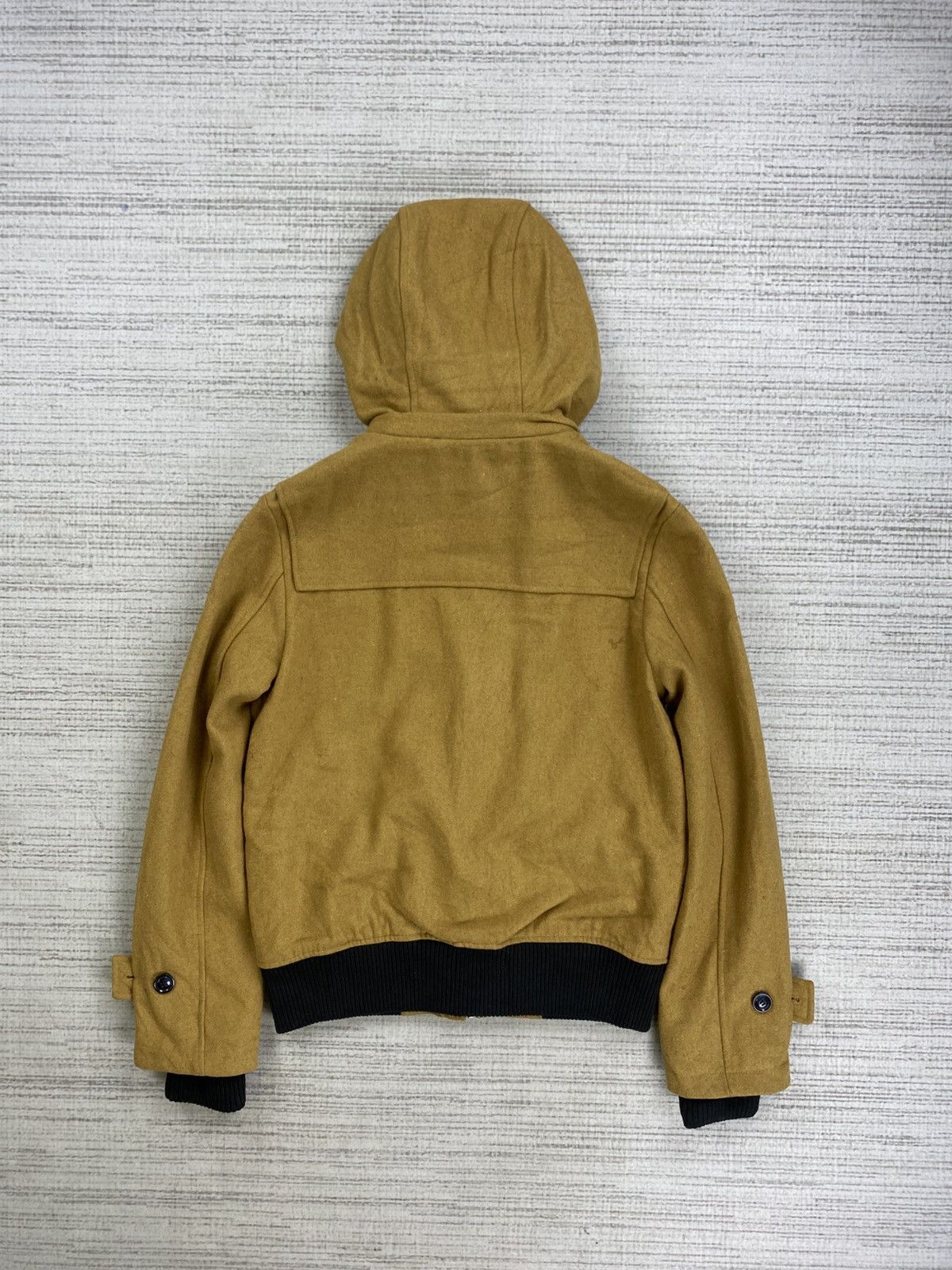 Bless Vintage Bless Genuine Quality Wool Duffle Hoodie Jacket Size US M / EU 48-50 / 2 - 2 Thumbnail