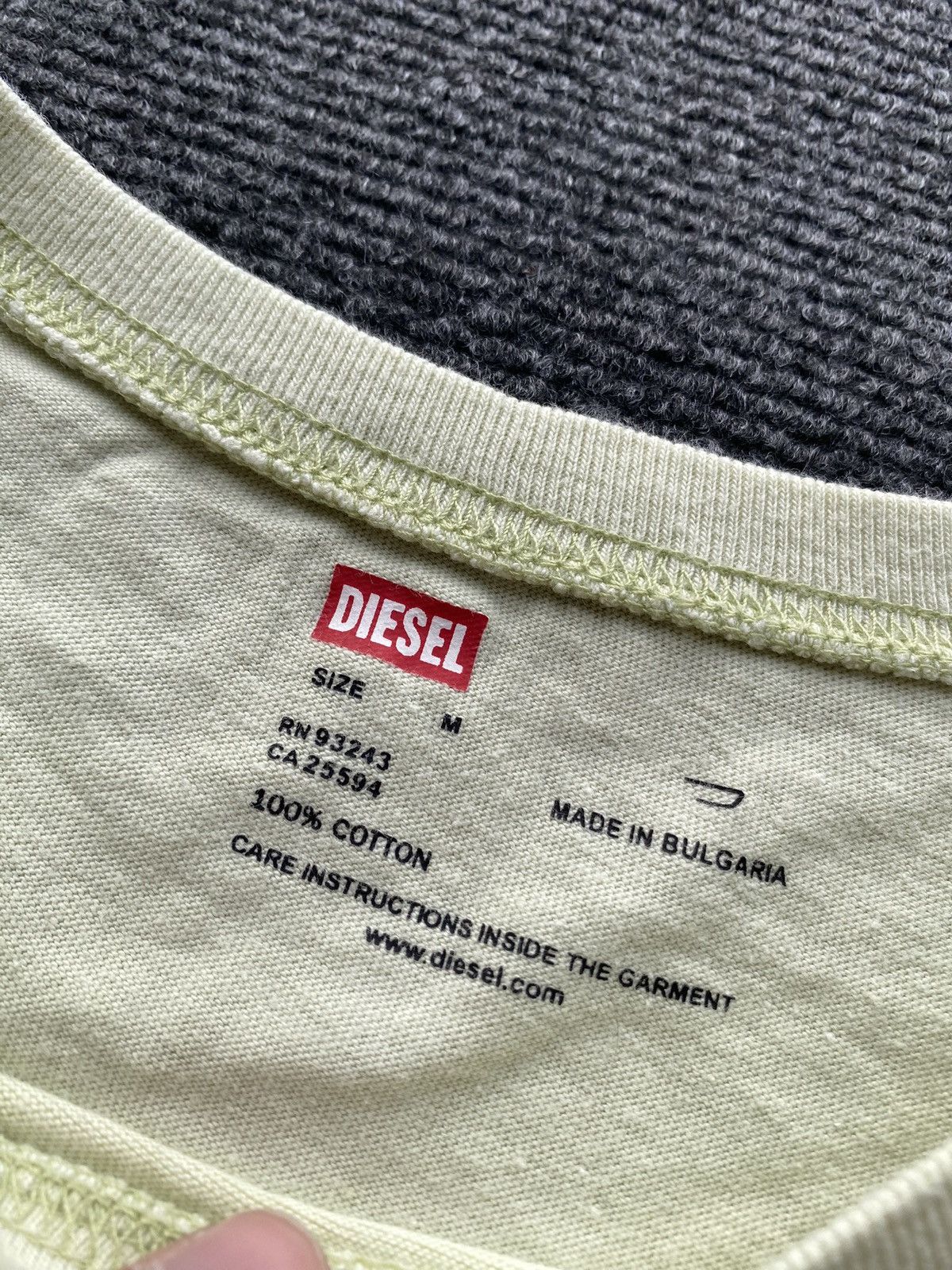 Diesel 🔥Opium Punk Diesel yellow faded top m alt gothic Size M / US 6-8 / IT 42-44 - 3 Thumbnail