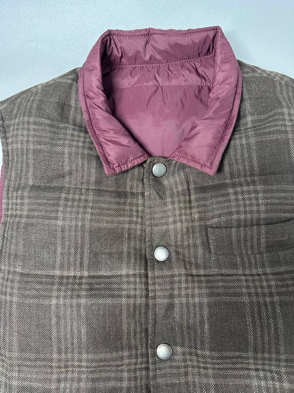 Brunello Cucinelli Brunello Cucinelli - Wool Puffer Reversible Vest Size US M / EU 48-50 / 2 - 3 Thumbnail