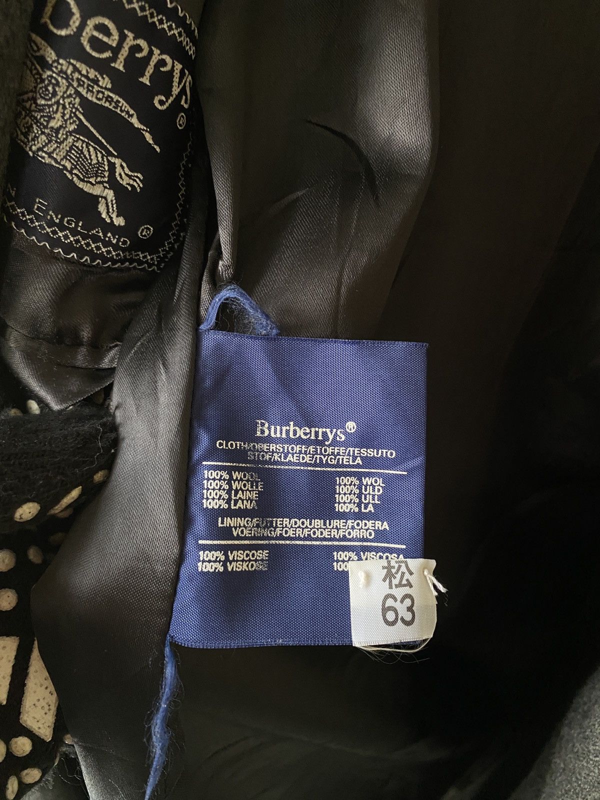 Burberry Prorsum Vintage Burberrys Double Breasted Wool Long Coat Size US L / EU 52-54 / 3 - 16 Thumbnail