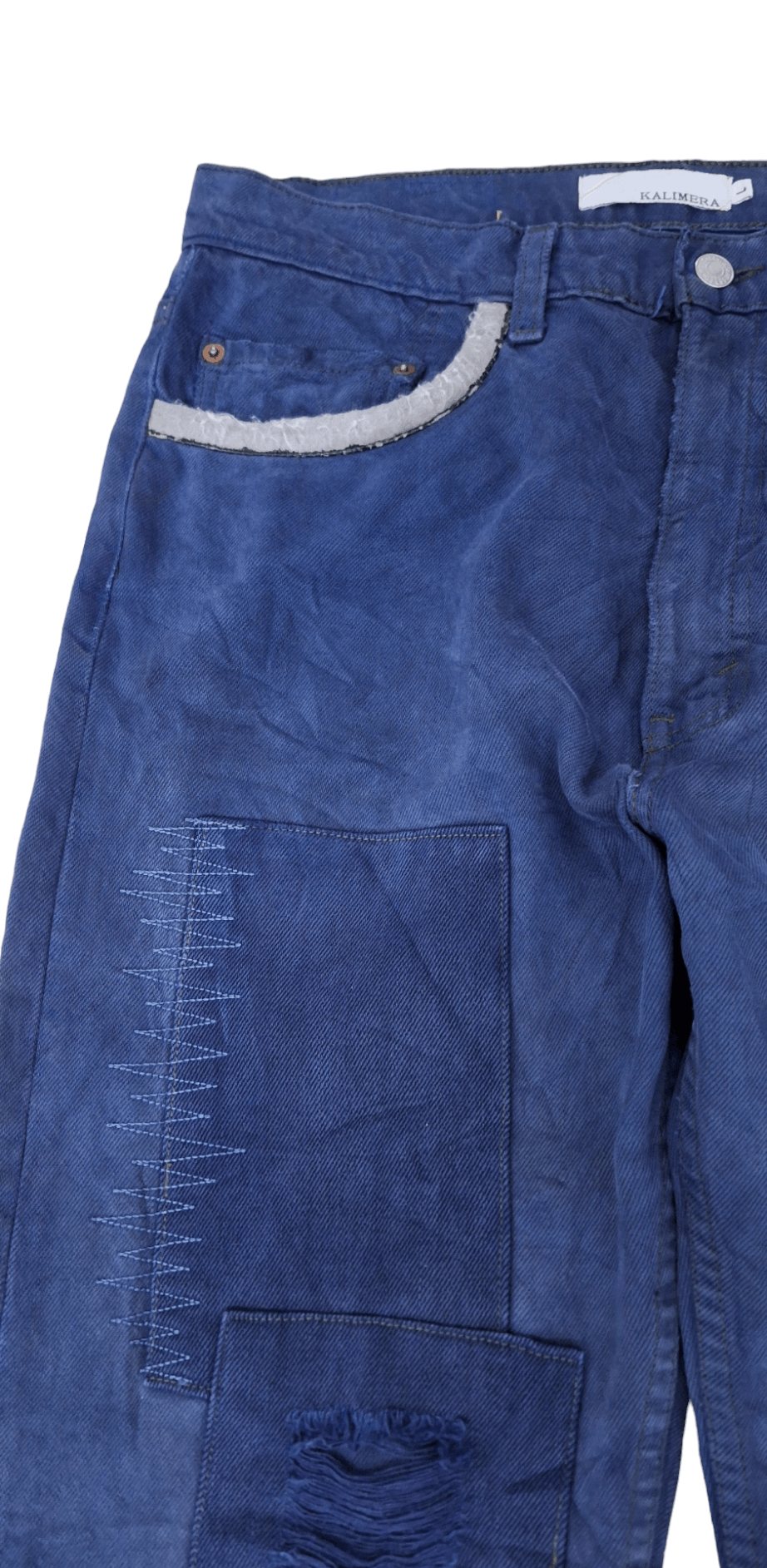 Japanese Brand × Levi's Rare Levis × Kalimera Distressed Patchwork Denim Size US 32 / EU 48 - 6 Thumbnail