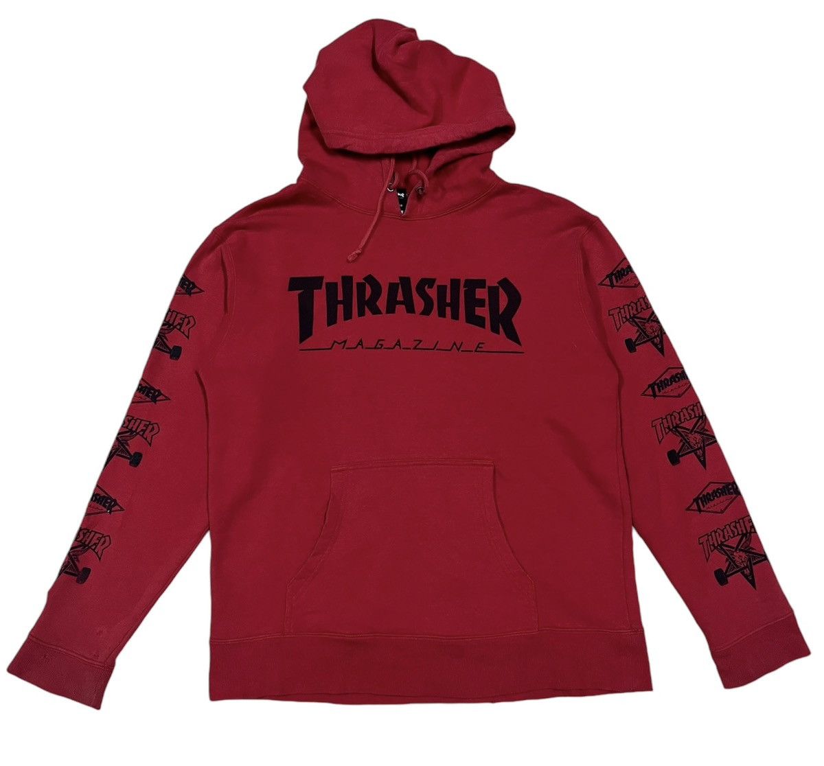 Thrasher × Vintage Thrasher streetwear hoodie Size US L / EU 52-54 / 3 - 1 Thumbnail